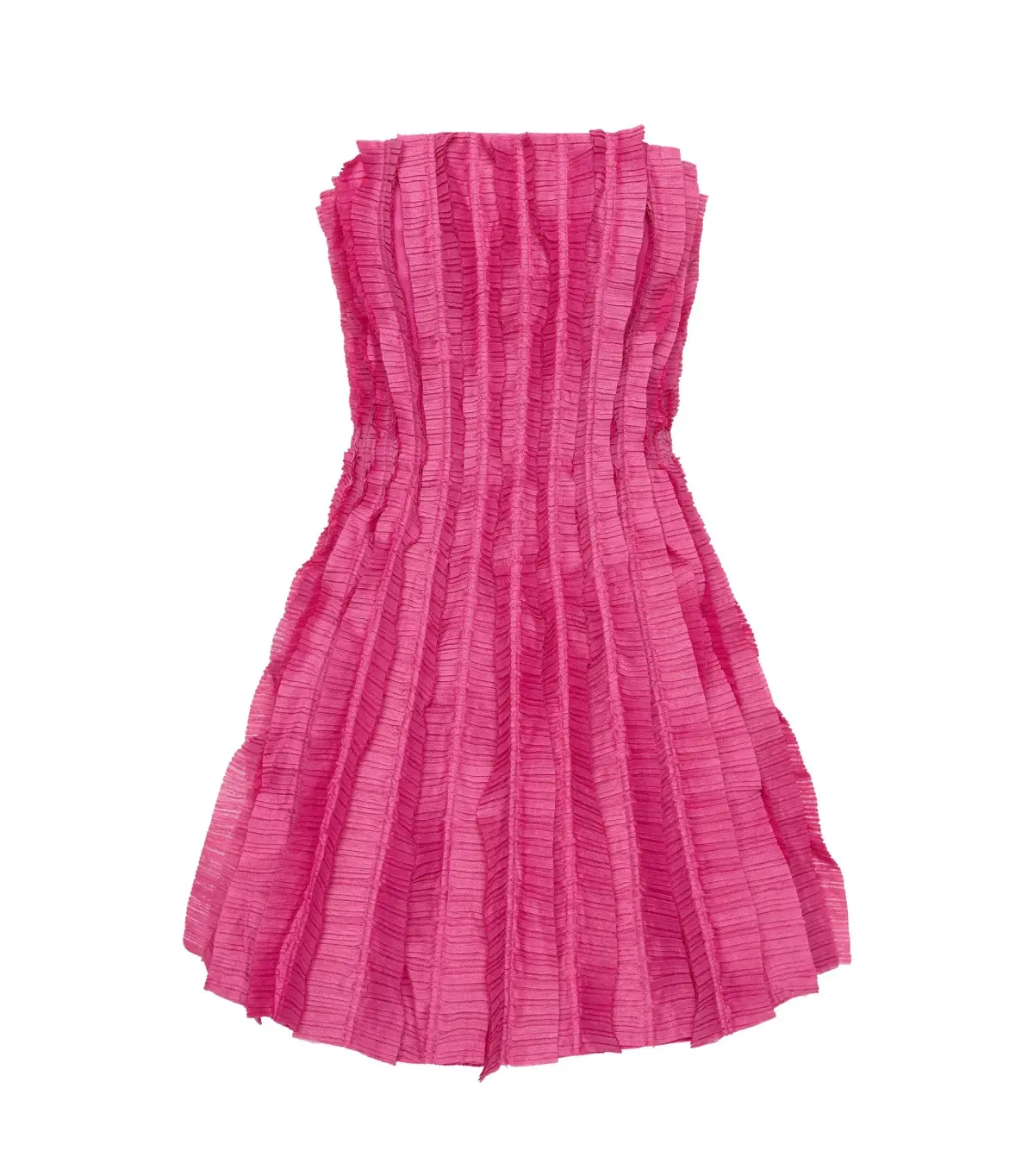 Aje Hybrid Sleeveless Mini Dress in Fuchsia Rose Size AU 8 - Image 4