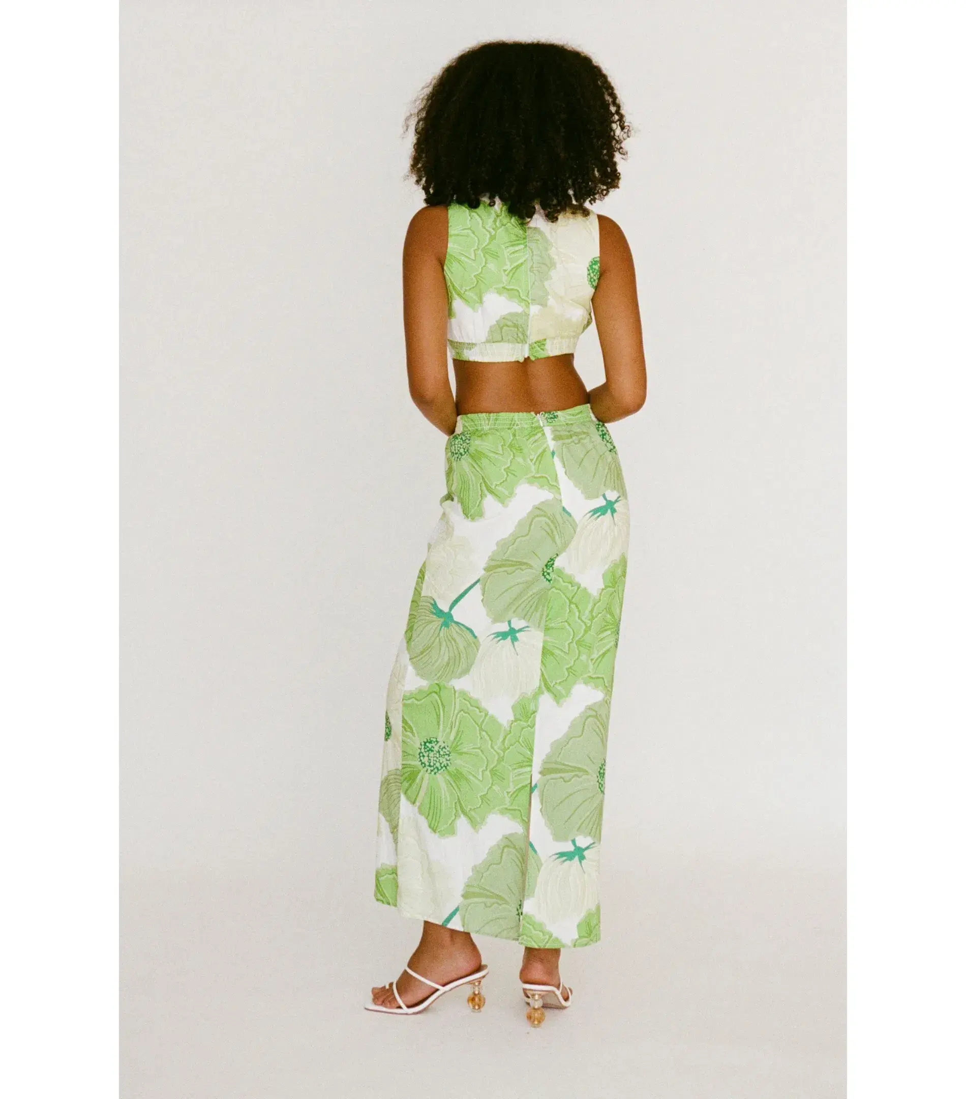 Sabo Skirt Melita Cutout Maxi Dress Green Size AU 8 - Image 2