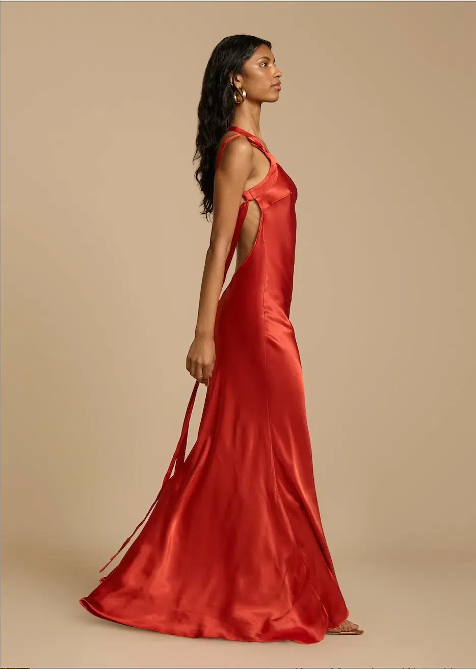 Arcina Ori Monqiue Dress Rust Size S / AU 8 - Image 2