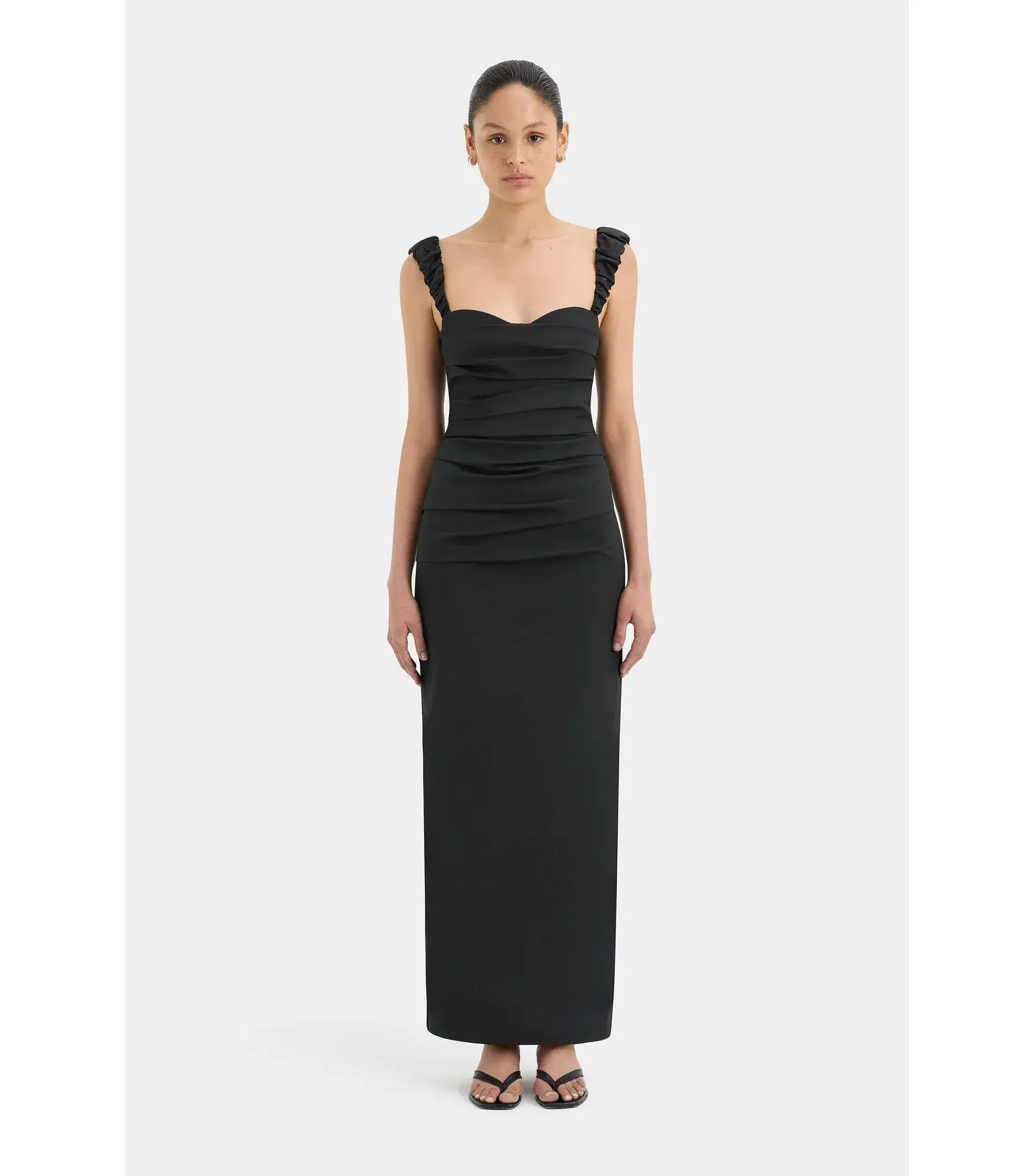 Sir the Label Azul Balconette Gown Black Size AU 8 - Image 1