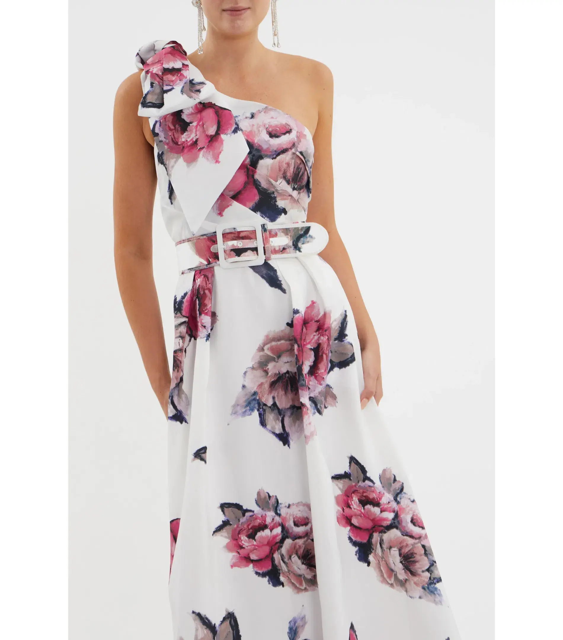 Rebecca Vallance Aveline One Shoulder Gown Floral Size AU 12  - Image 2