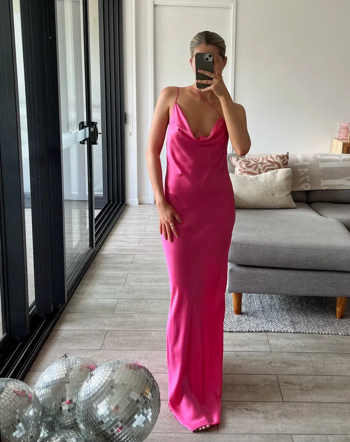 Natalie Rolt Gown Pink Size 1/8 - Image 1
