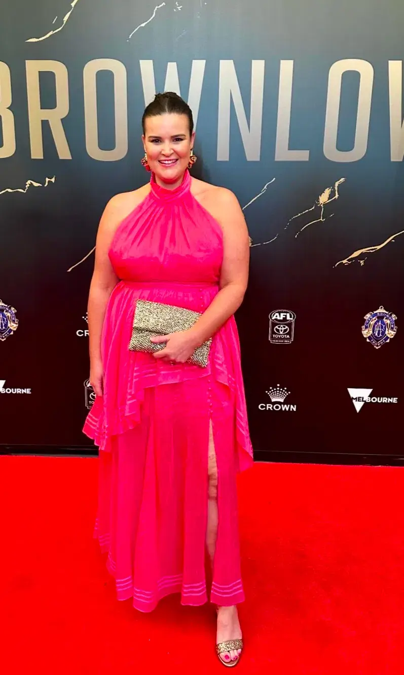 Aje Sienna berry dress size 16 - Image 1