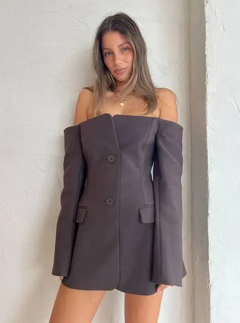 Sir the Label Sandrine Tailored Mini Dress - Image 2