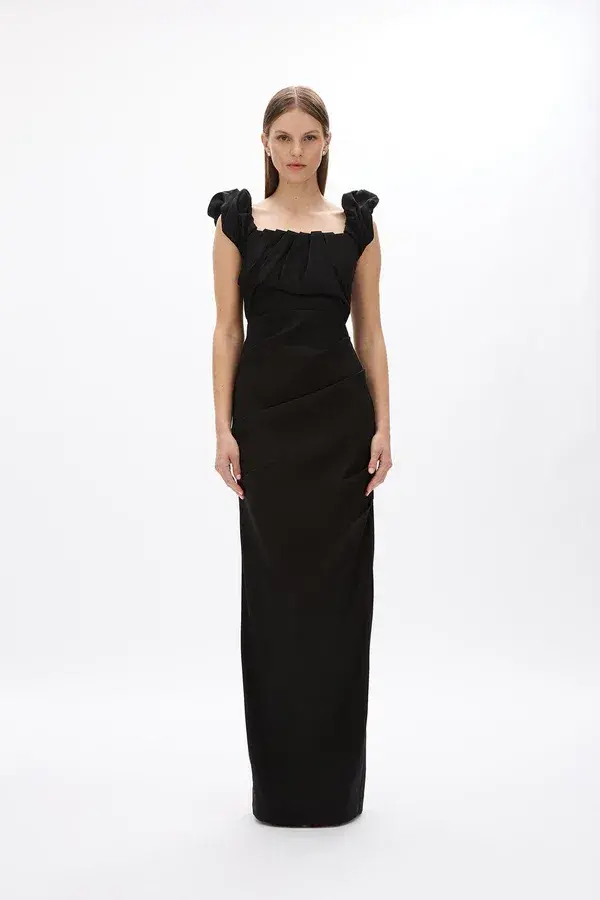 Rachel Gilbert Kalina Gown Black Size 2 / AU10 or AU12 - Image 1