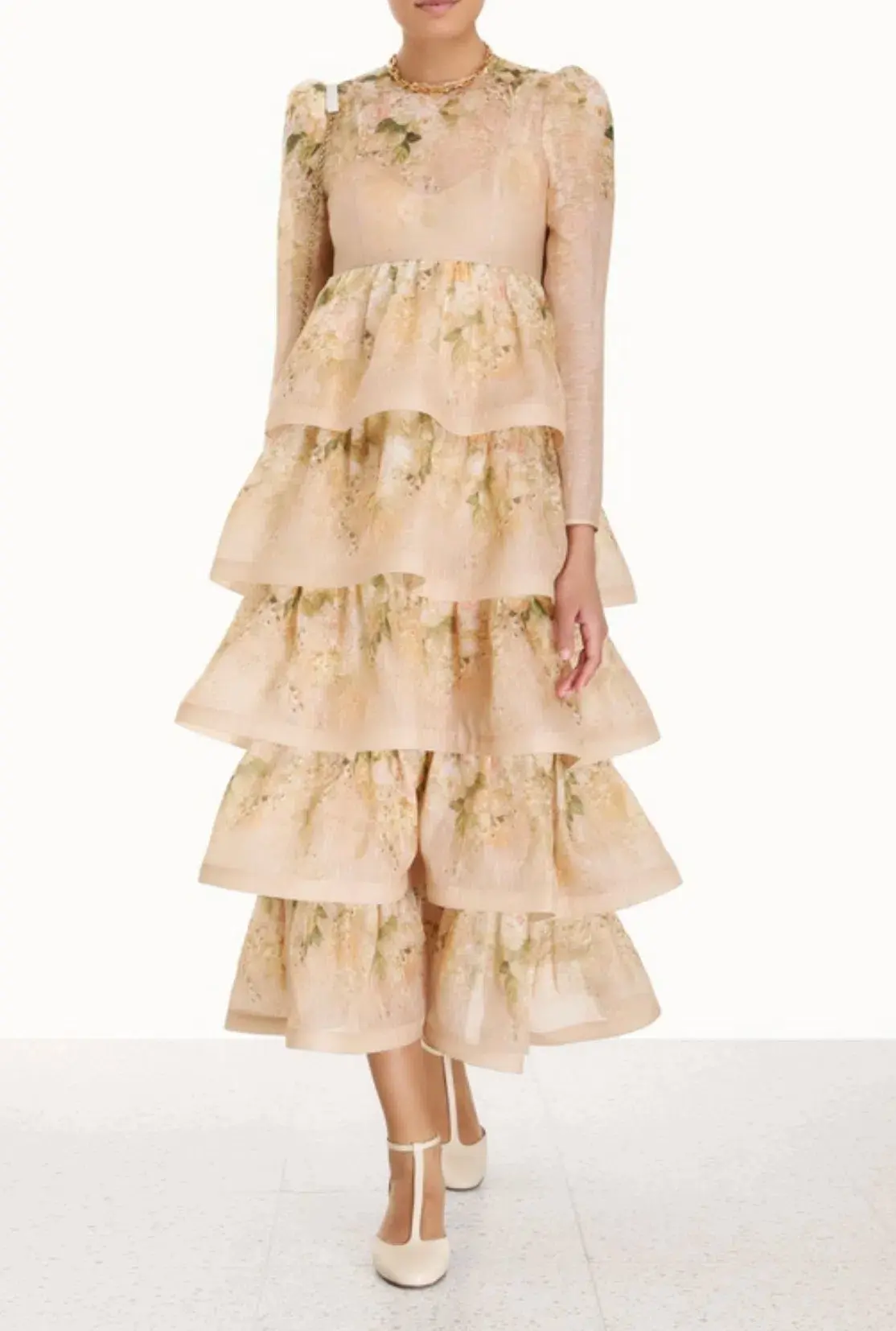 Zimmermann Sensory Tiered floral print dress - Image 1