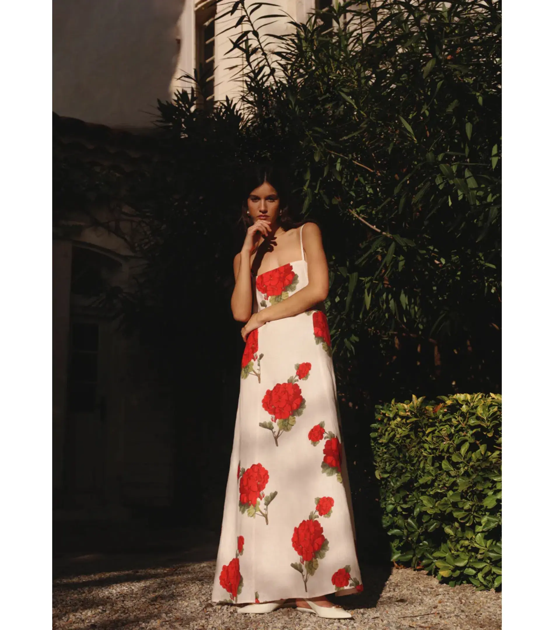 Morton Mac Camilla Dress in Crimson Ivy Size AU 10  - Image 1