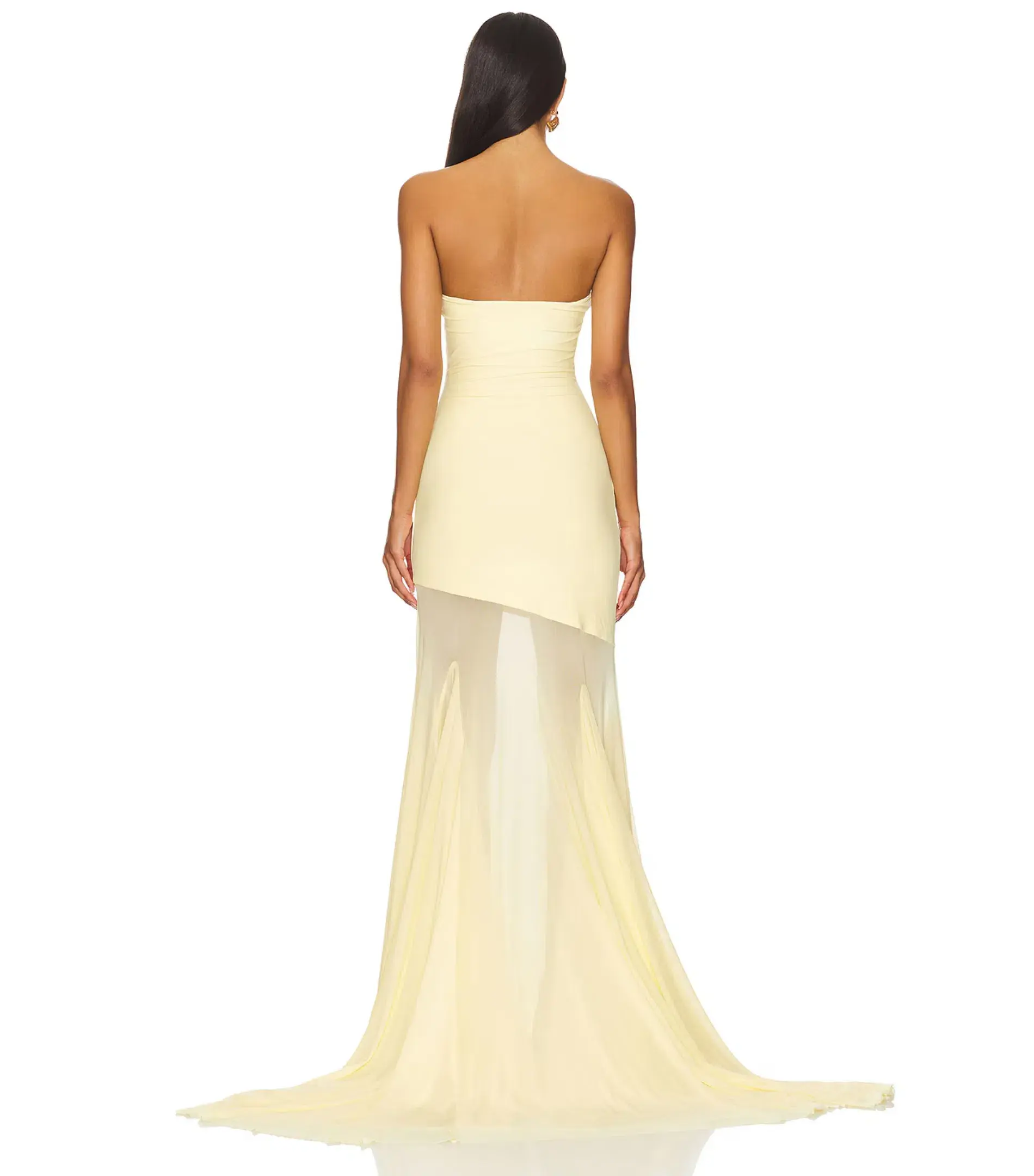 Deme by Gabriella Dahlia Gown in Butter Yellow Size AU 8  - Image 3