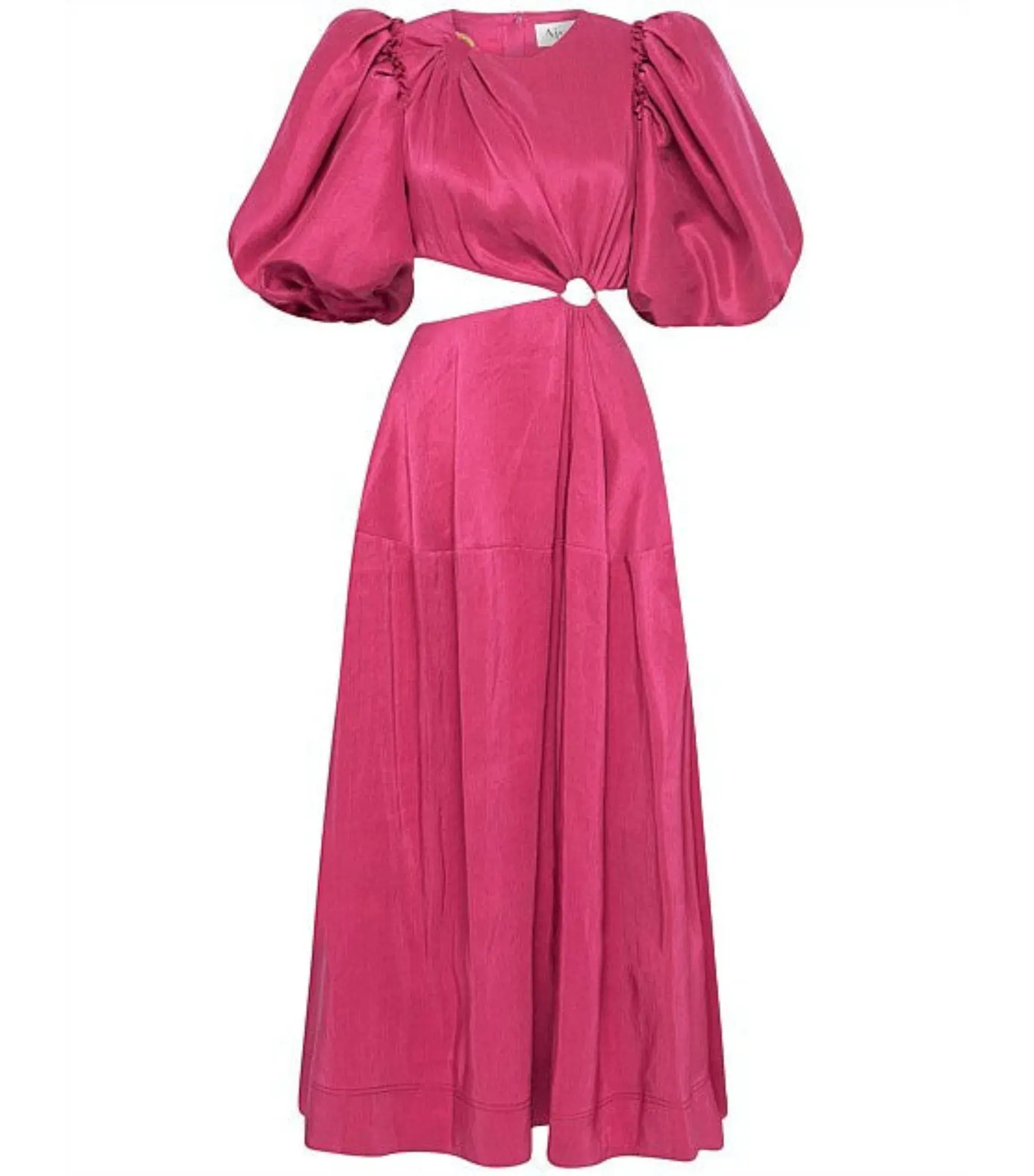 Aje Vanades Cut Out Ring Dress in Fuchsia Pink Size AU 6  - Image 5