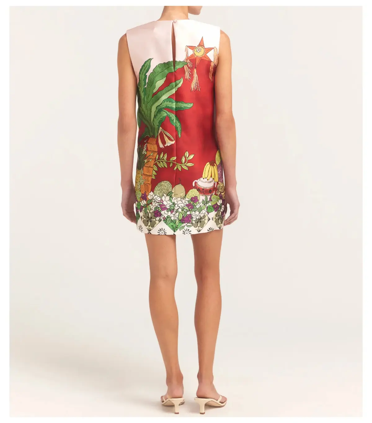Alemais Tiger Mini Dress Multi Size AU 6 - Image 2