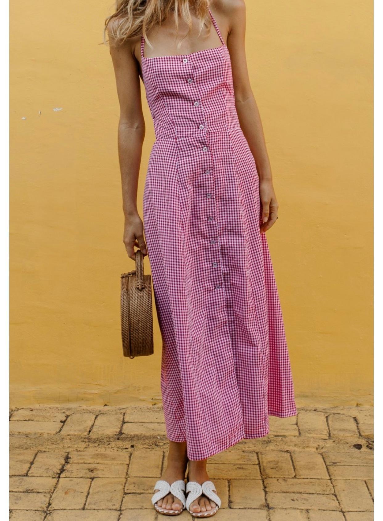 Posse the Label Marlowe Dress Red Gingham XS / AU 6 - Image 4