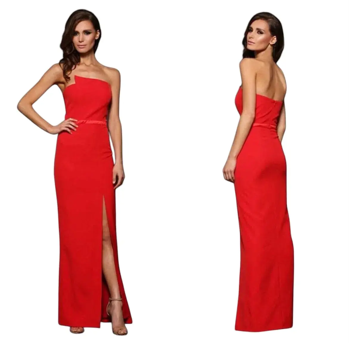 Elle Zeitoune Blair Dress Red Size AU 12 - Image 1