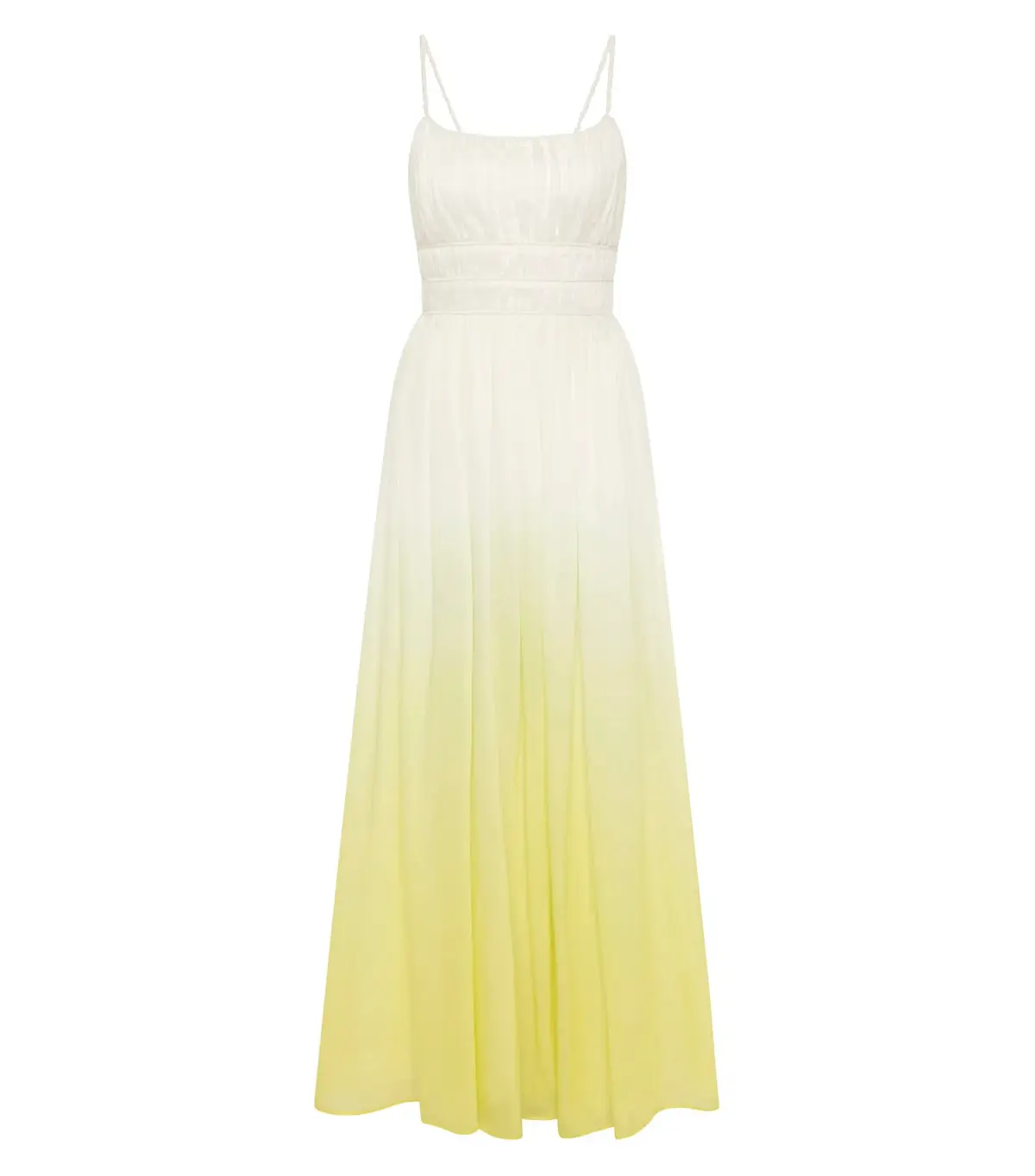 Aje Acapella Ruched Midi Dress Sunrise Ombre Size AU 12  - Image 7
