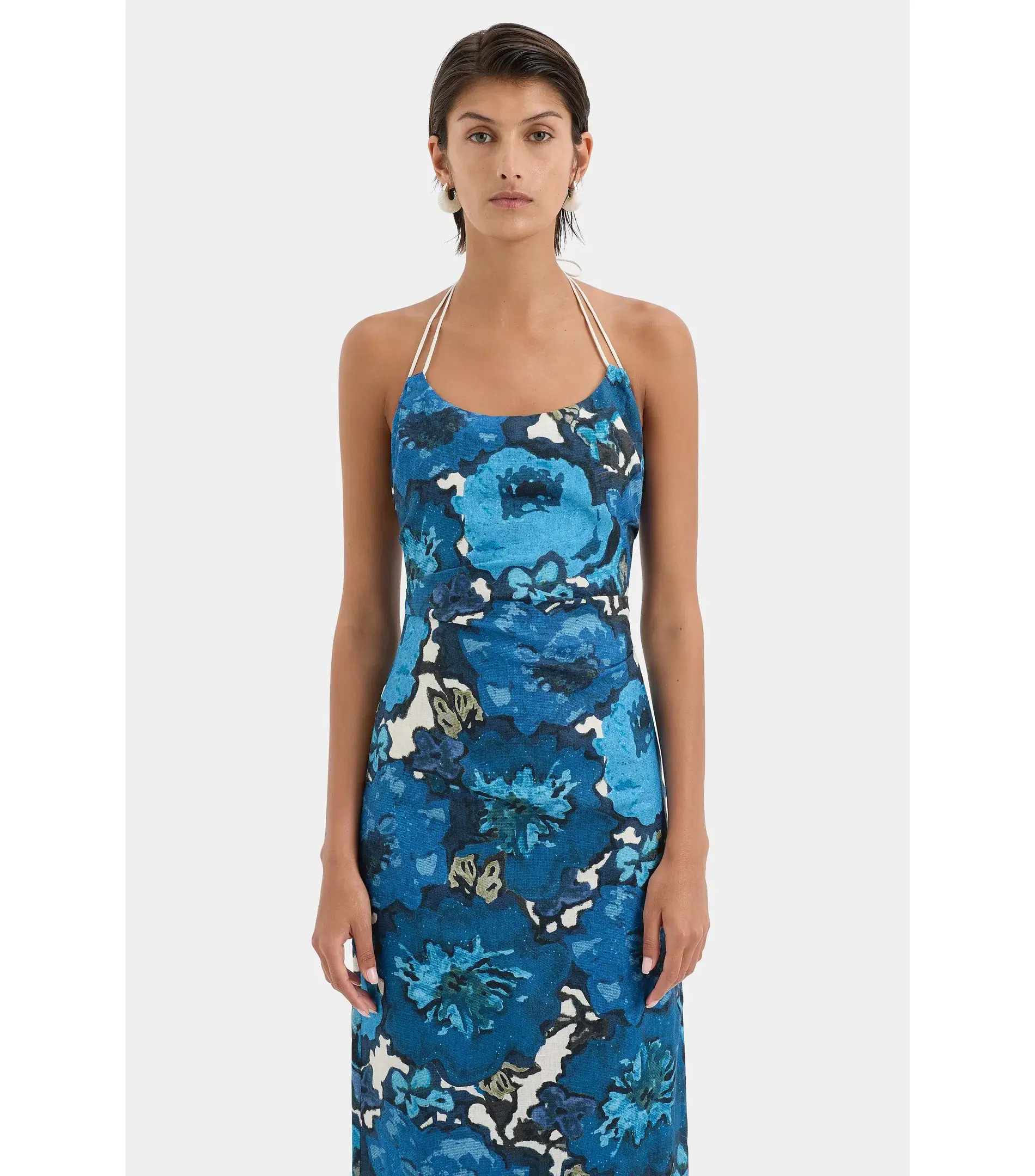 Sir the Label Camellia Midi Dress in Flora Print Size 2 / AU 10 - Image 2