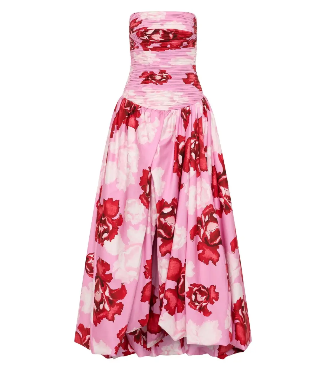 Aje Behold Maxi Dress in Pink Boldly Blooming Size AU 10 for rent on The Volte - main image