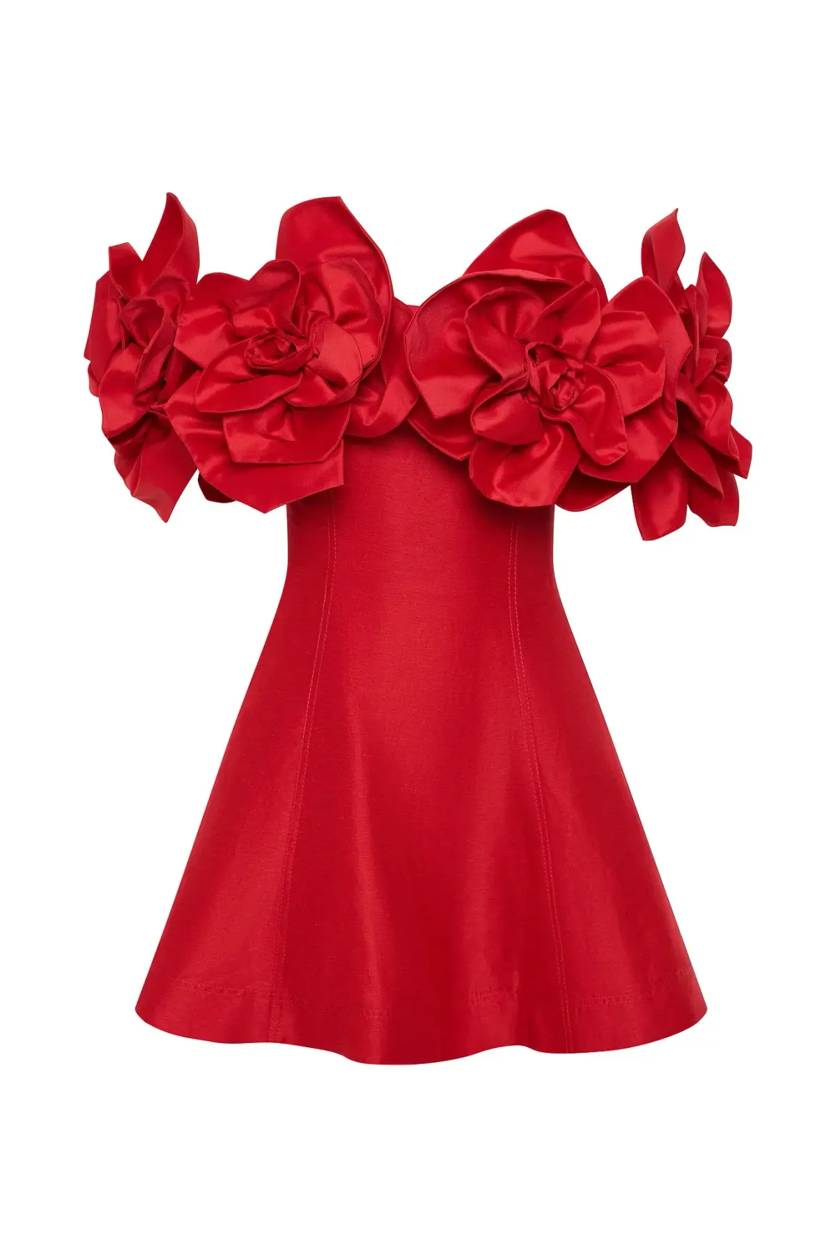 Aje Etta Mini Dress in Scarlet Red Size AU 10 - Image 4