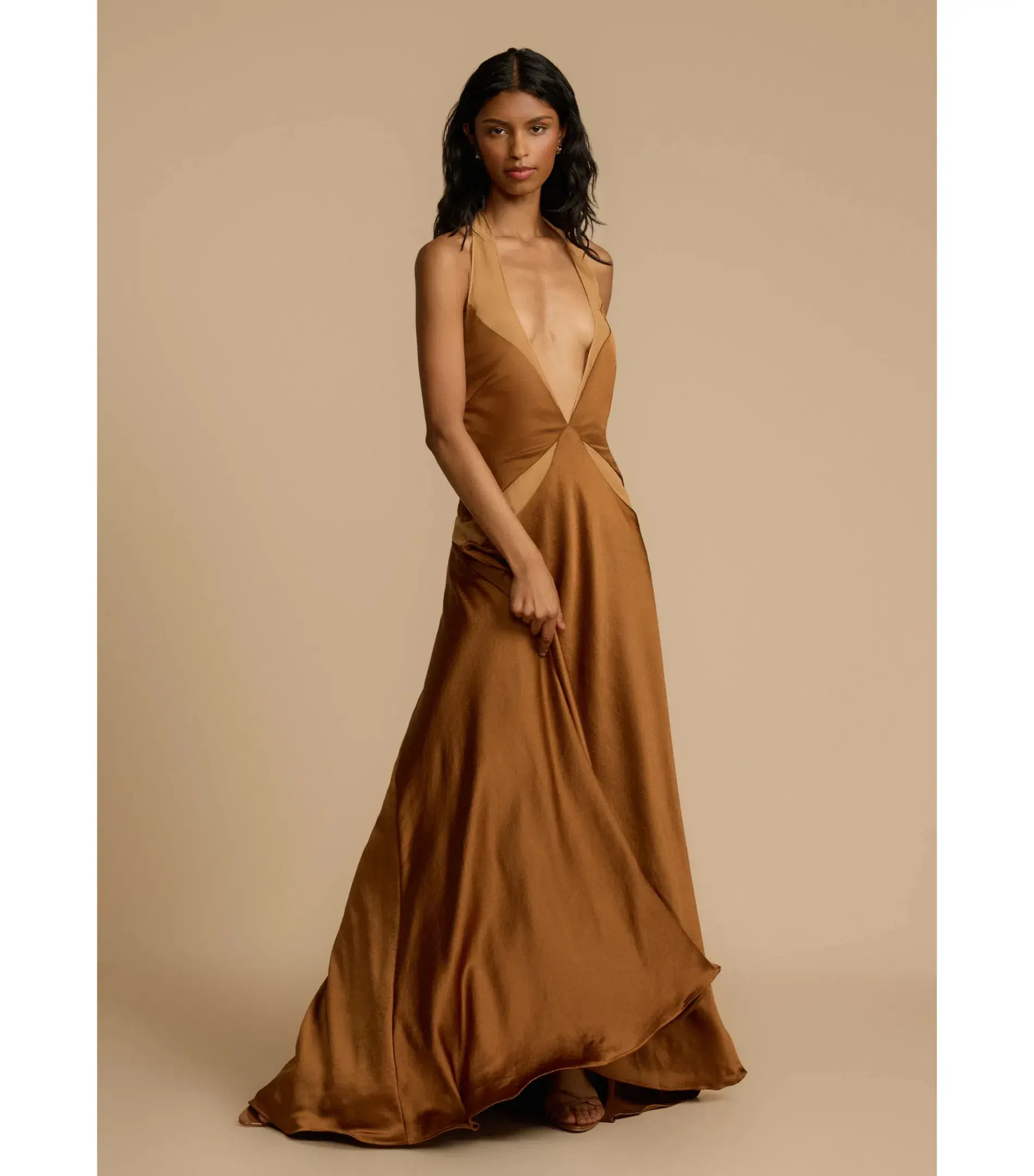 Arcina Ori Devora Dress Brown Size AU 6 - Image 1