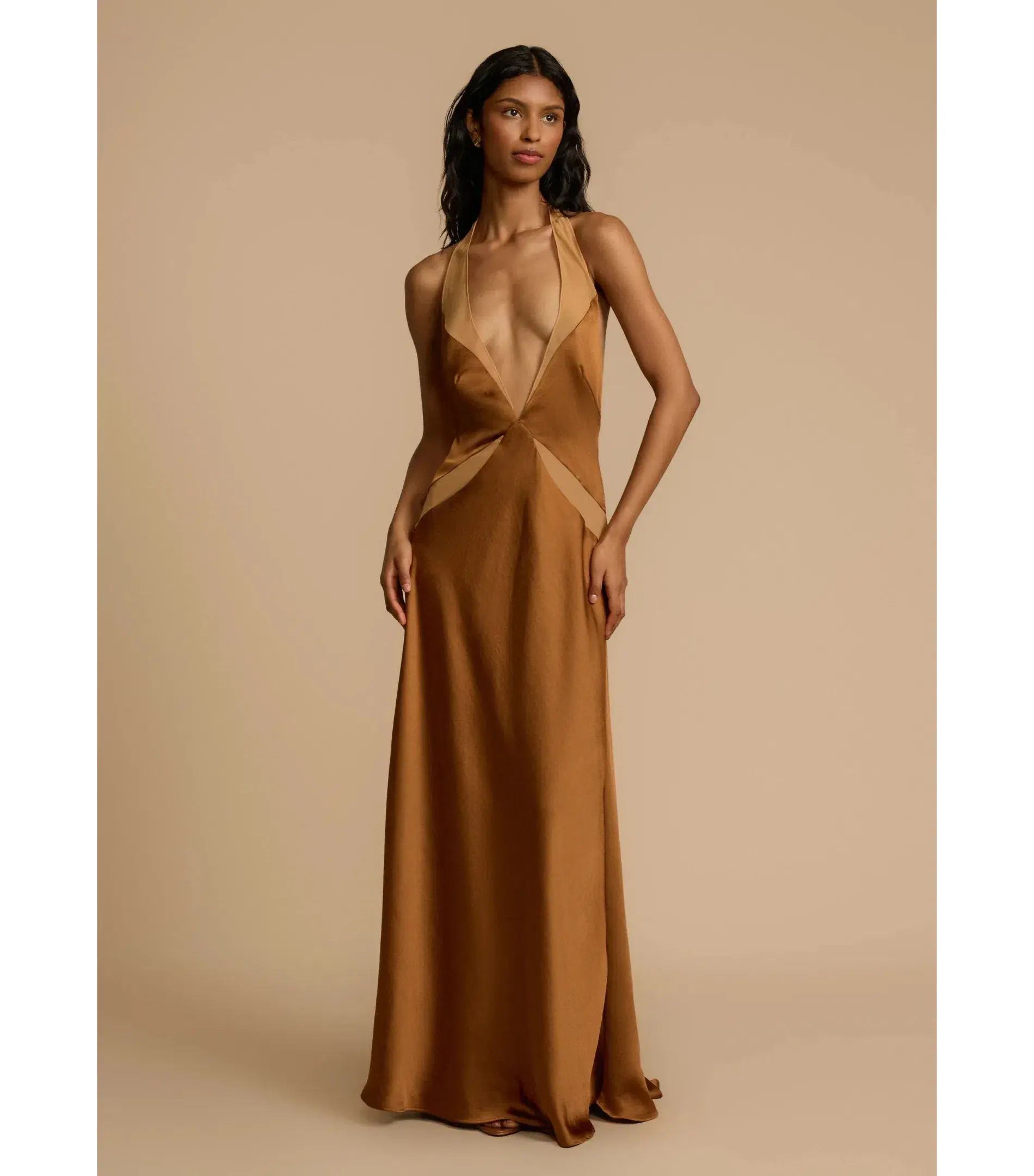 Arcina Ori Devora Dress Brown Size AU 6 - Image 2