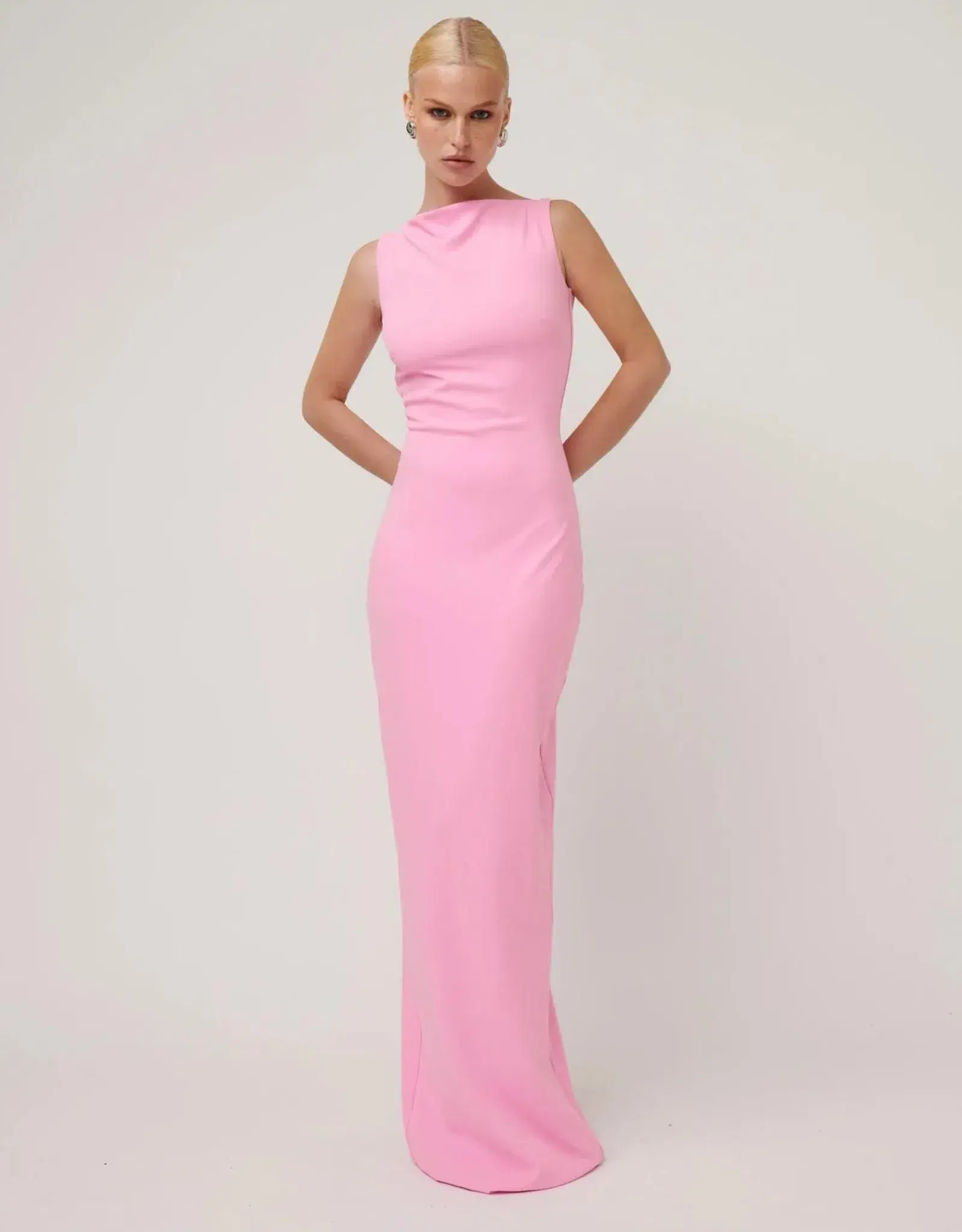 Effie Kats Verona Gown in Candy Pink Size S / AU 8 - Image 1