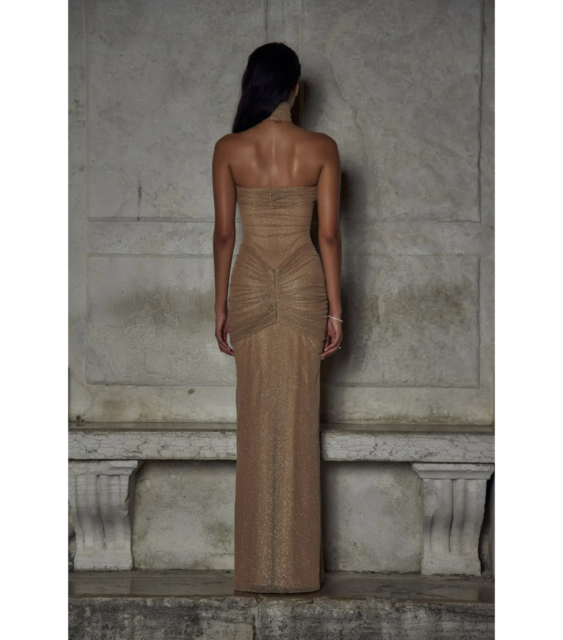 Mirror Palais Starlite Dress Diamond Sand Size XS / AU 6 - Image 5