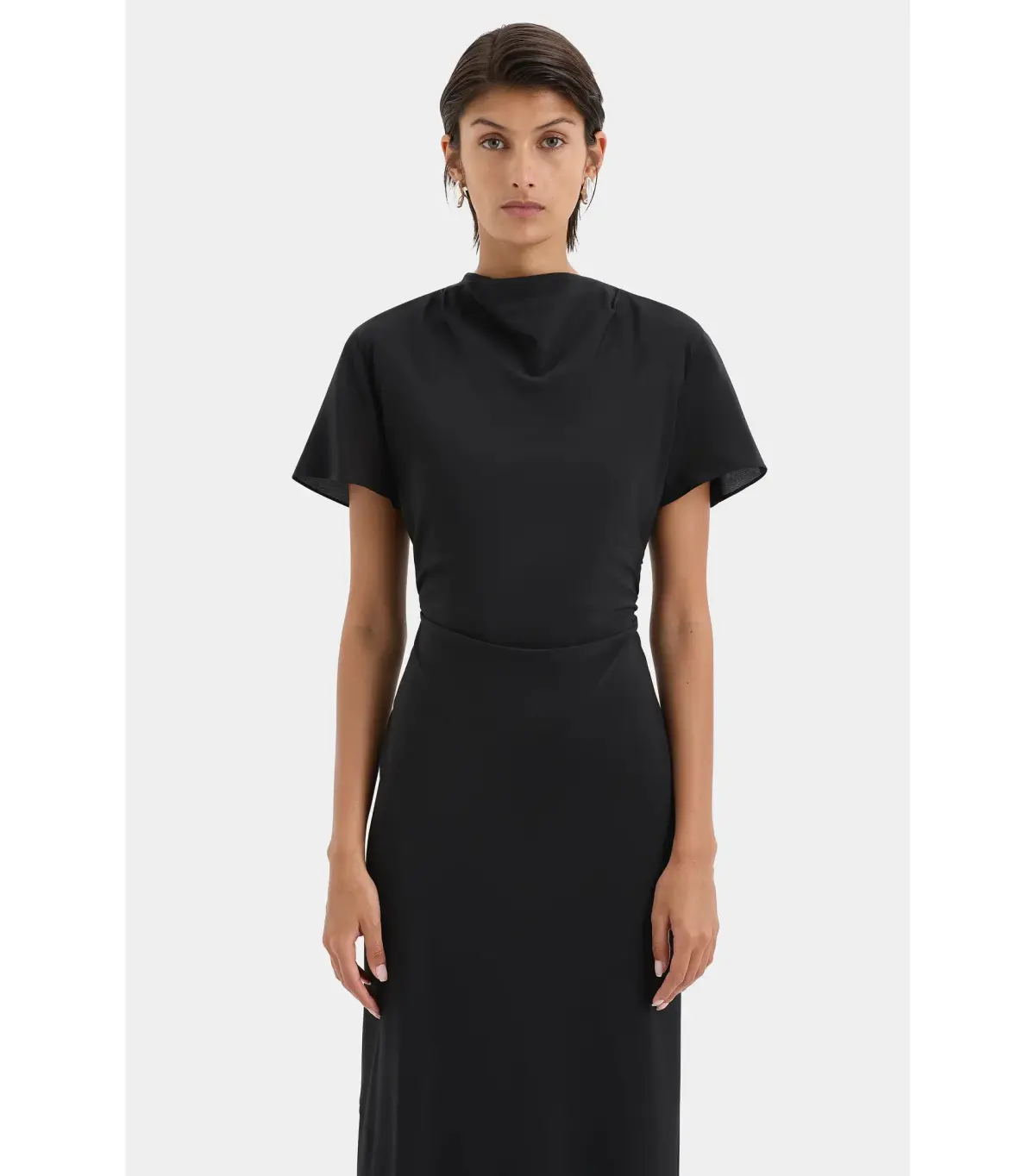 Sir The Label Seameadow Bias Dress Black Size AU 8 - Image 2