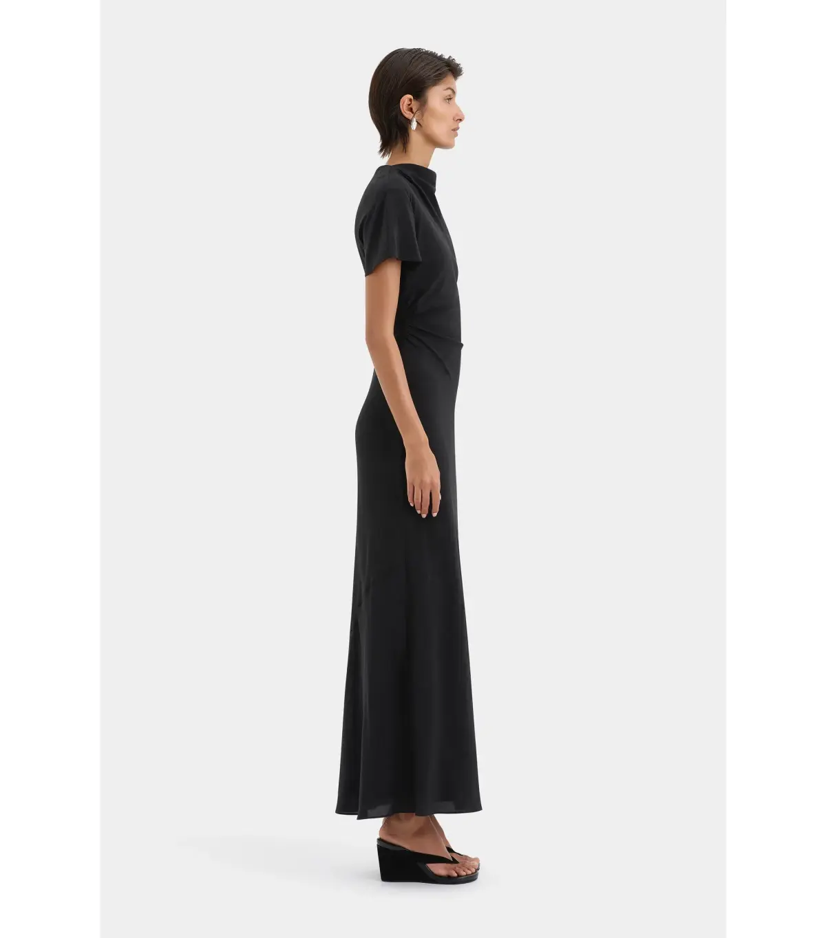 Sir The Label Seameadow Bias Dress Black Size AU 8 - Image 3