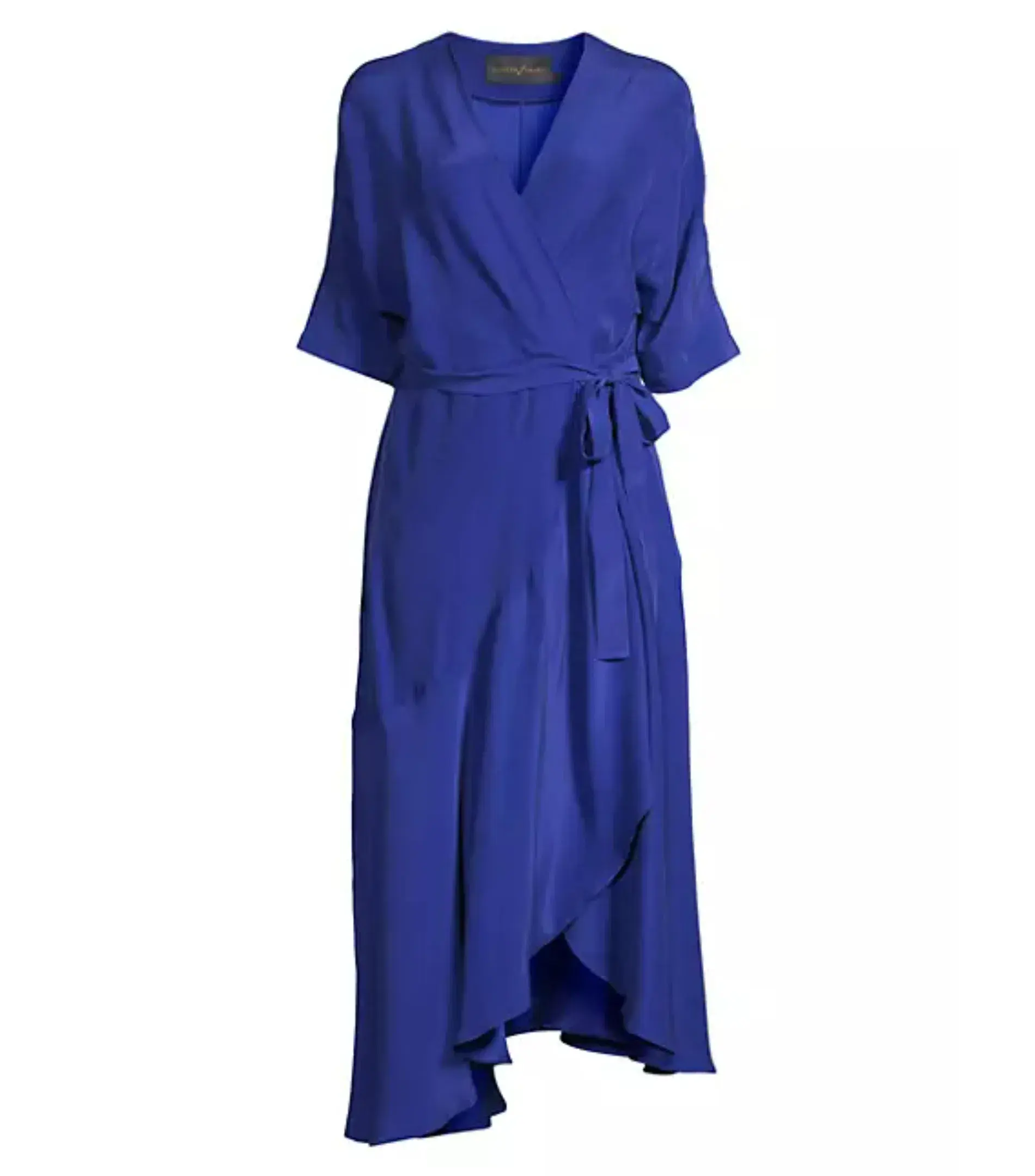 Ginger & Smart Perpetual Silk Wrap Dress Iris Size AU 12 - Image 5