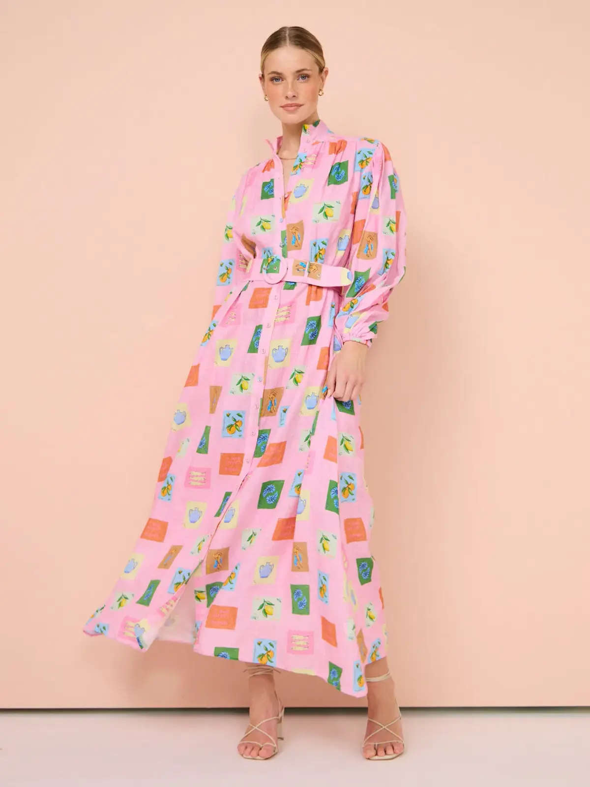 Palm Noosa Noddy Dress Pink Emblem Size 14 - Image 1