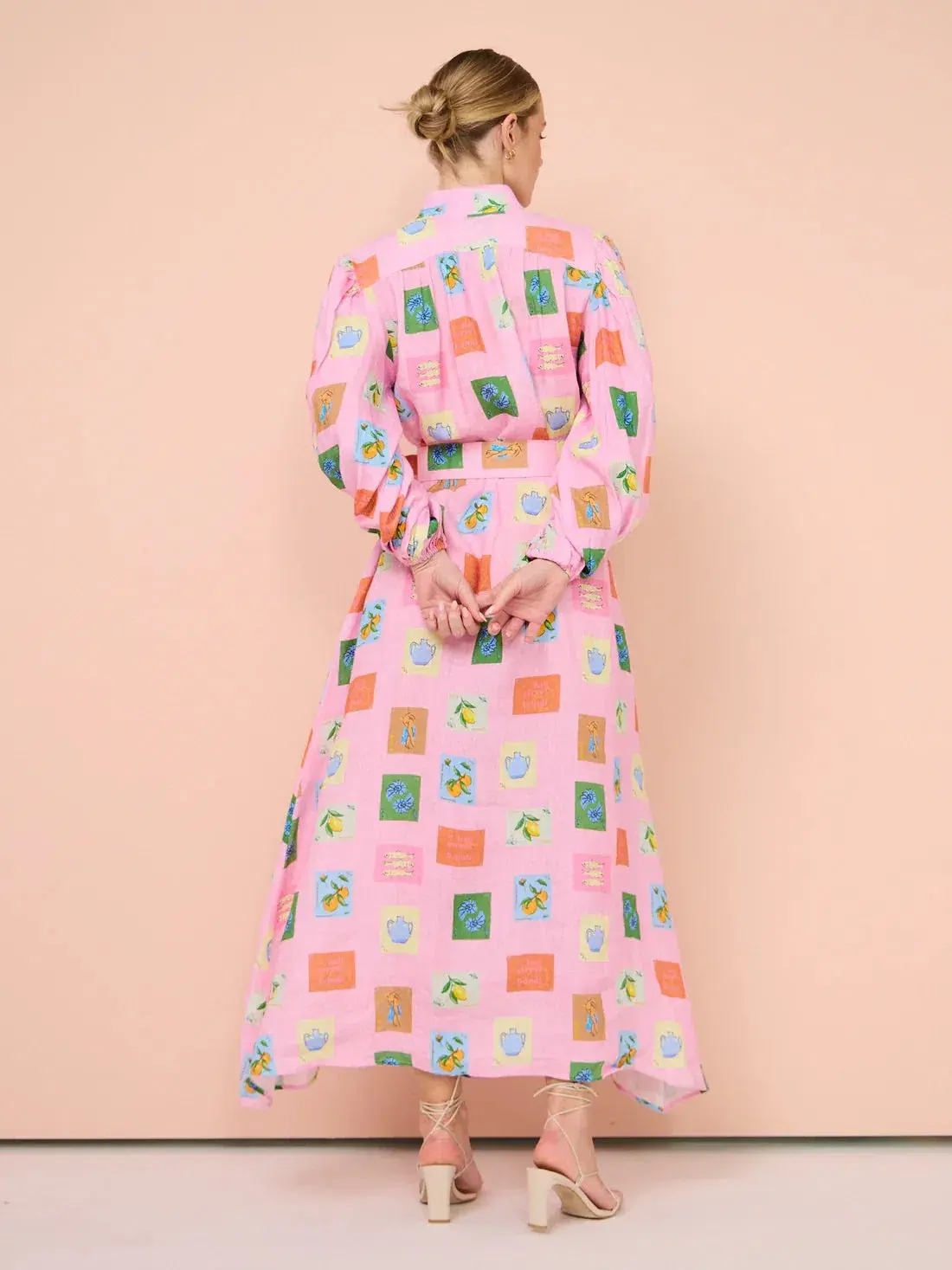 Palm Noosa Noddy Dress Pink Emblem Size 14 - Image 2
