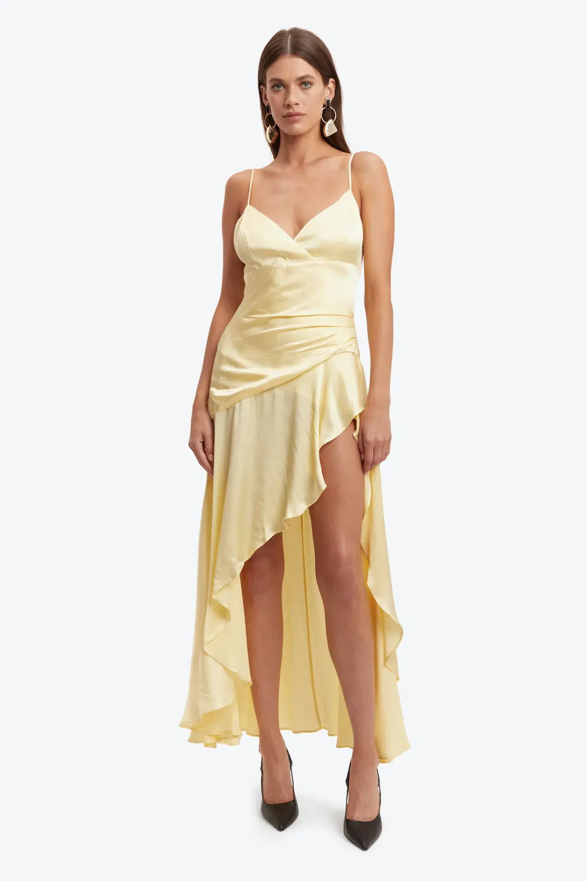 Bardot Sorella Midi Dress in Canary Yellow Size S / AU 8 - Image 2