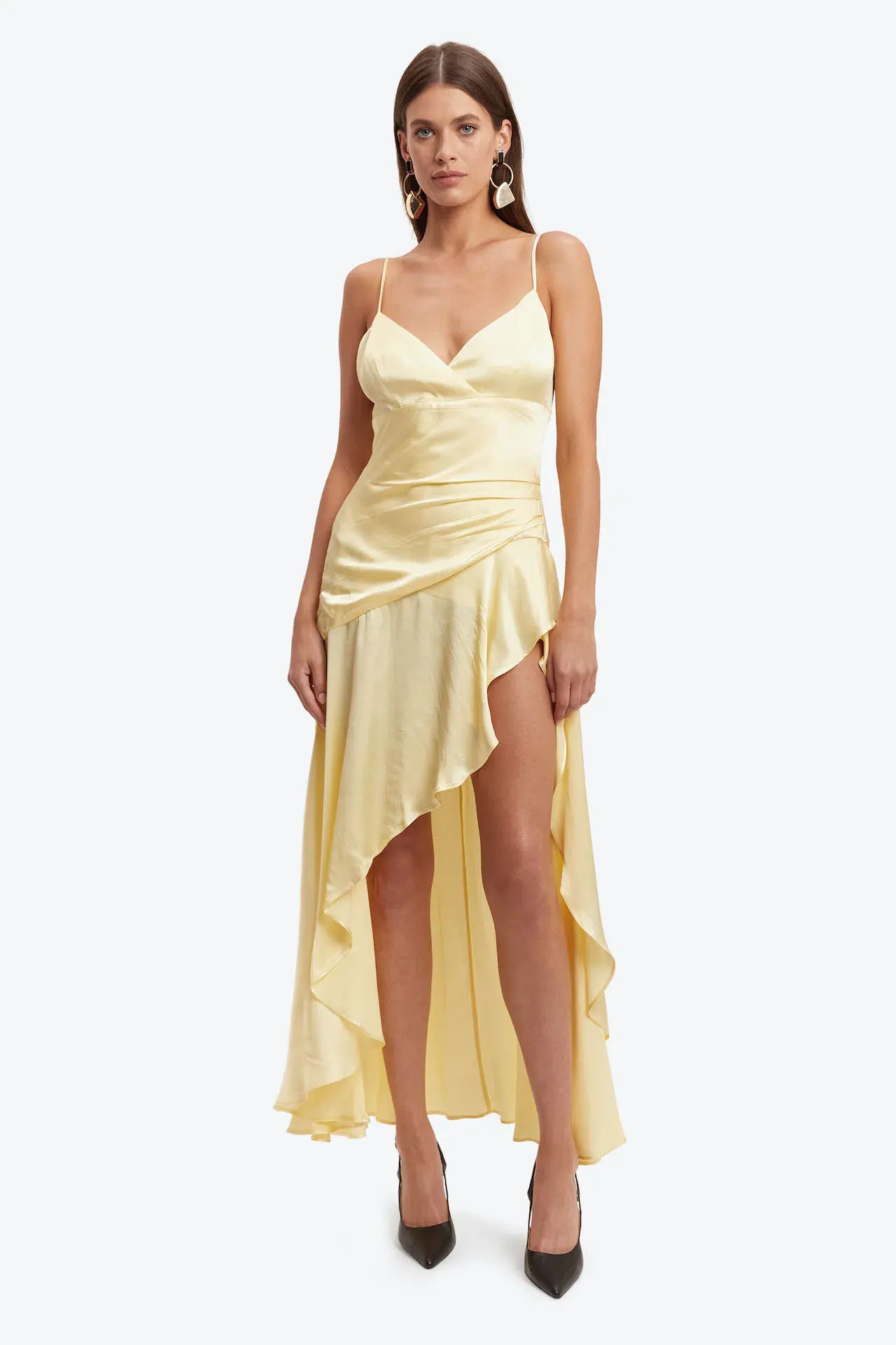 Bardot Sorella Midi Dress in Canary Yellow Size S / AU 8 - Image 2