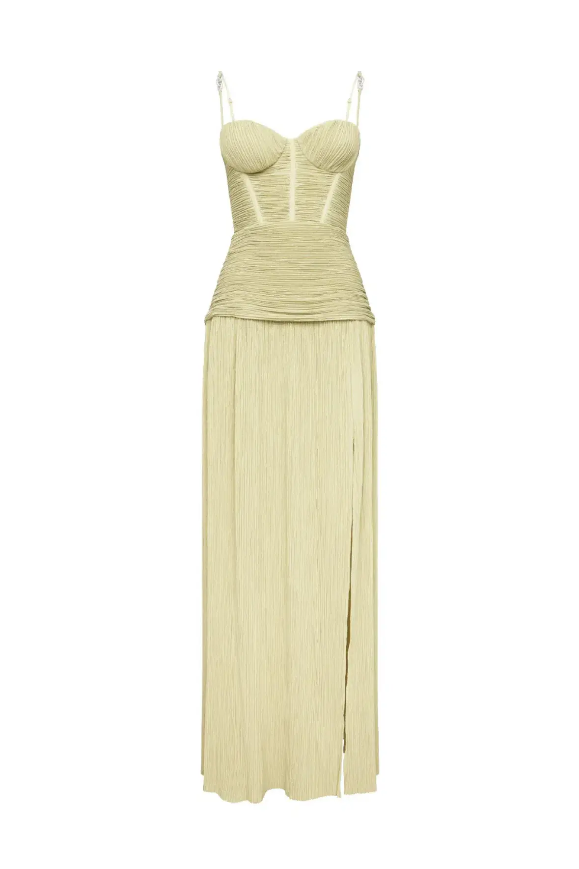 Manning Cartell Double Time Pleat Dress Pistachio Size 8 - Image 6