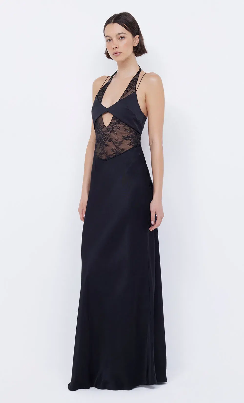Bec & Bridge Liv Halter Maxi Dress Black Size 8 - Image 2