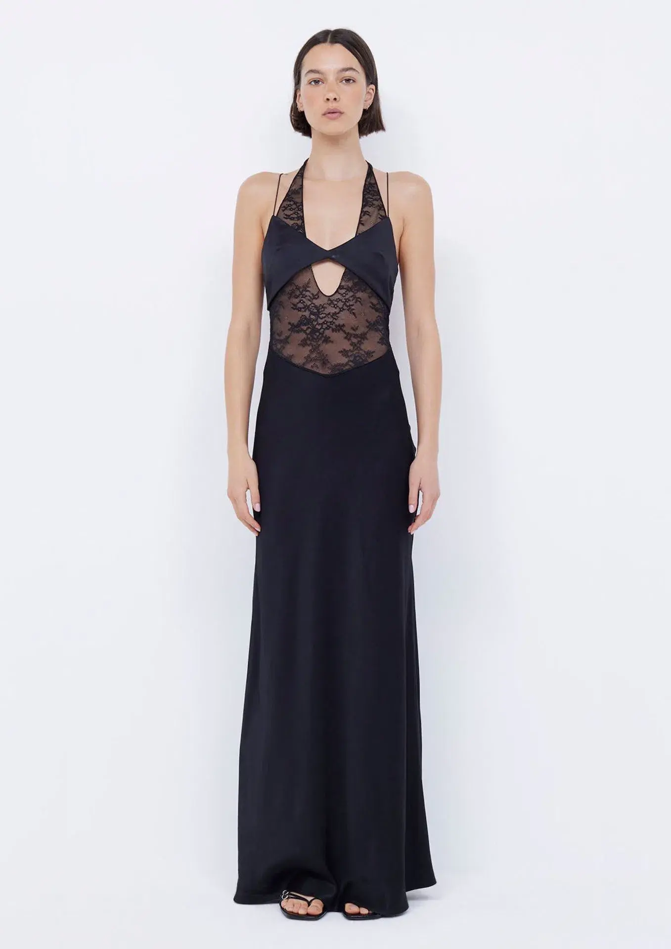 Bec & Bridge Liv Halter Maxi Dress Black Size 8 - Image 1