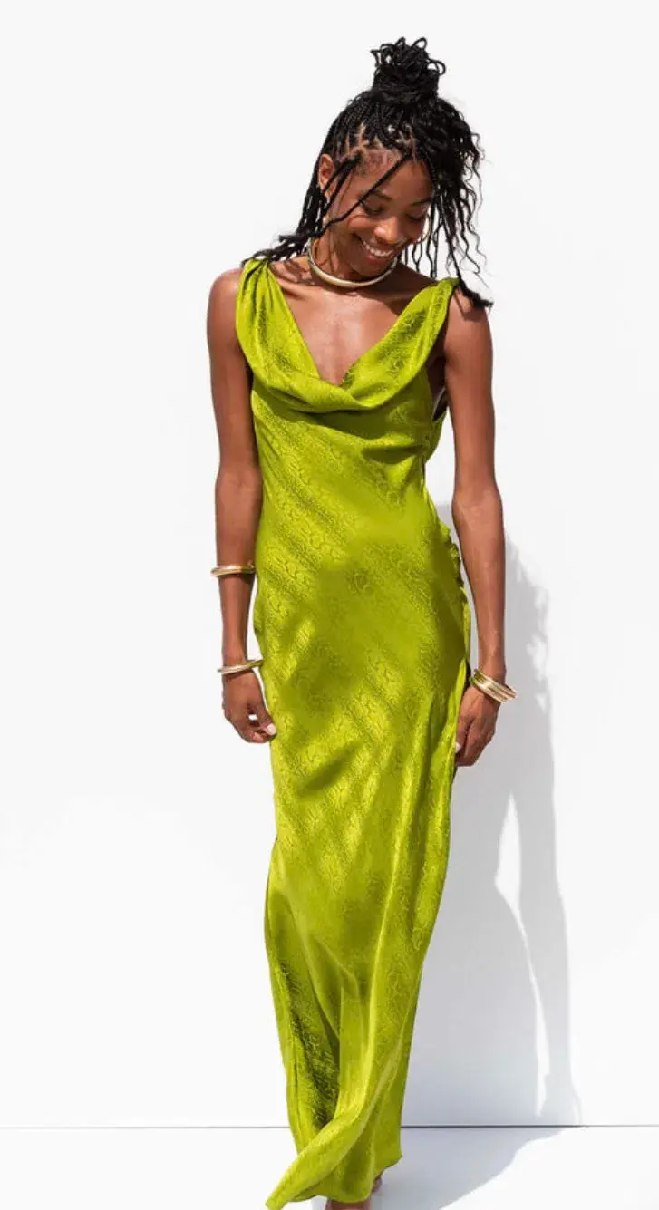 Rat & Boa Navarra Dress Lime Size 8 - Image 2
