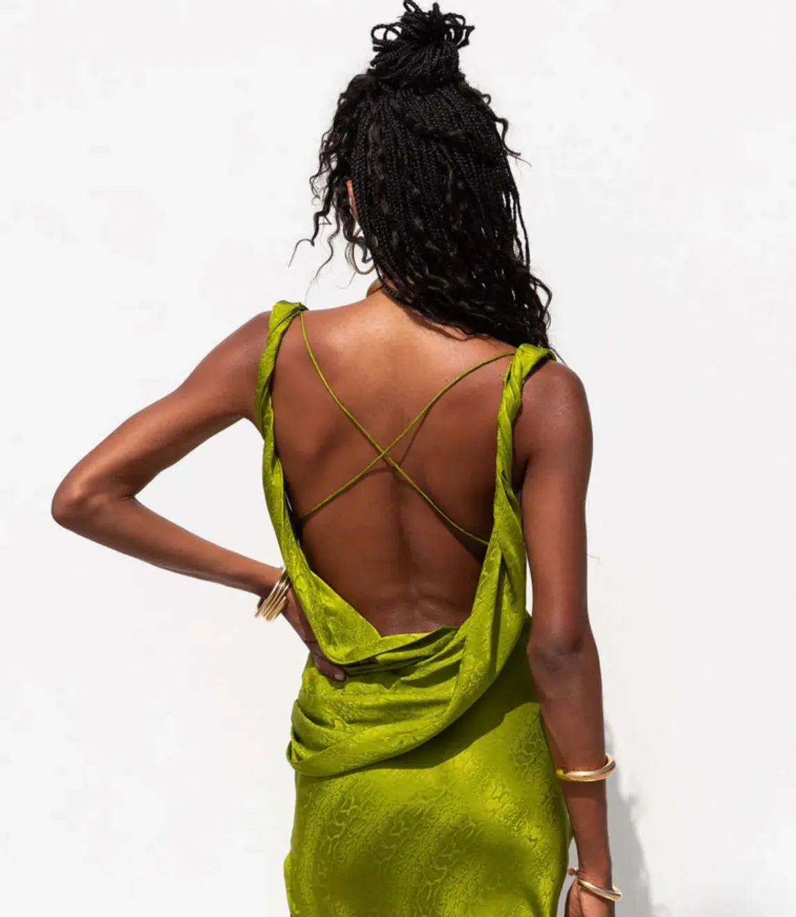 Rat & Boa Navarra Dress Lime Size 8 - Image 4