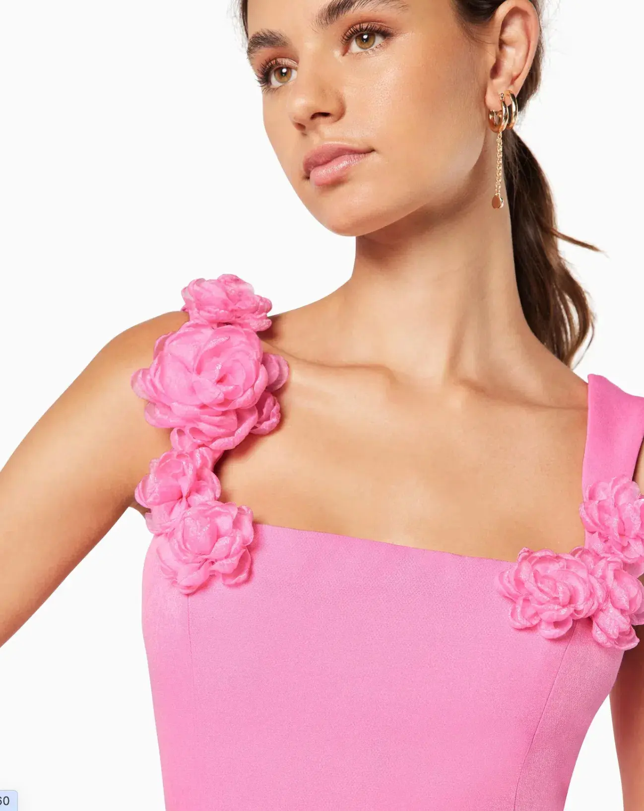 Elliatt Trompe 3D Floral Mini Dress Pink Size S / AU 8 - Image 5