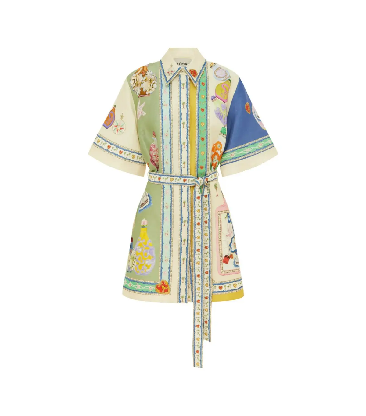 Alemais Elixir Mini Dress Print Size AU 6 - Image 5