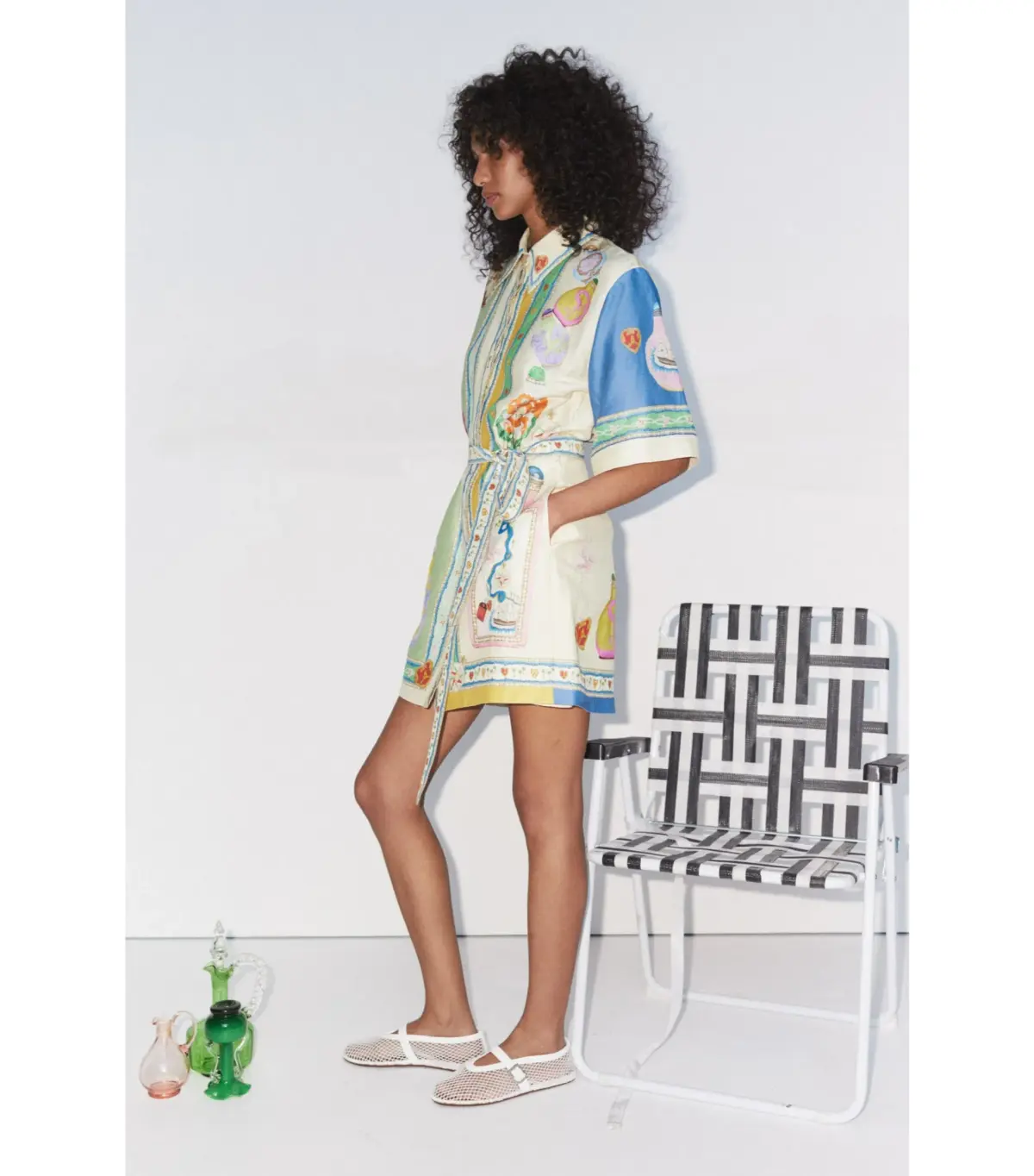 Alemais Elixir Mini Dress Print Size AU 6 - Image 3