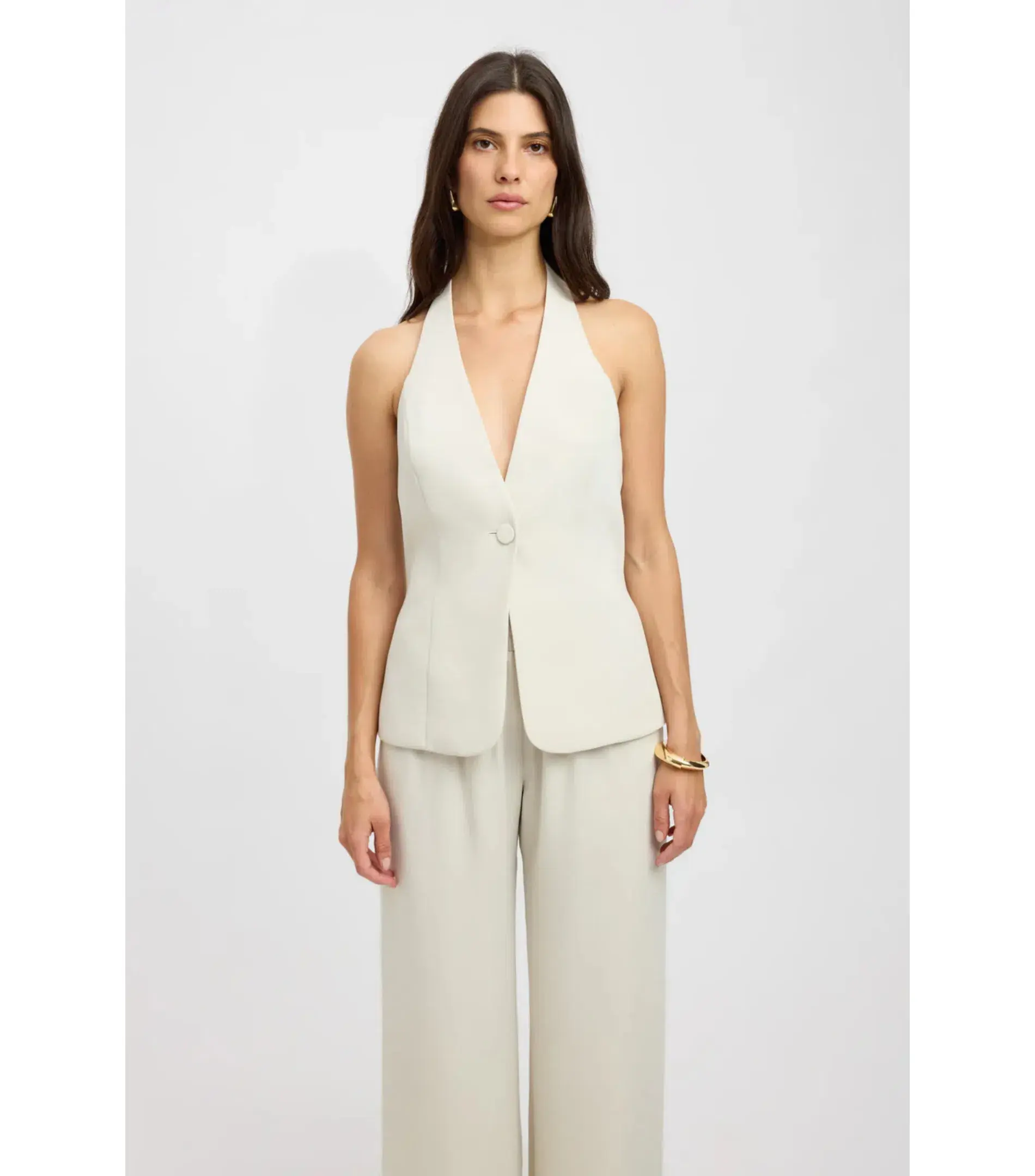 Kookai Maria Vest Top Quick Sand Size 38 / AU 10 - Image 2