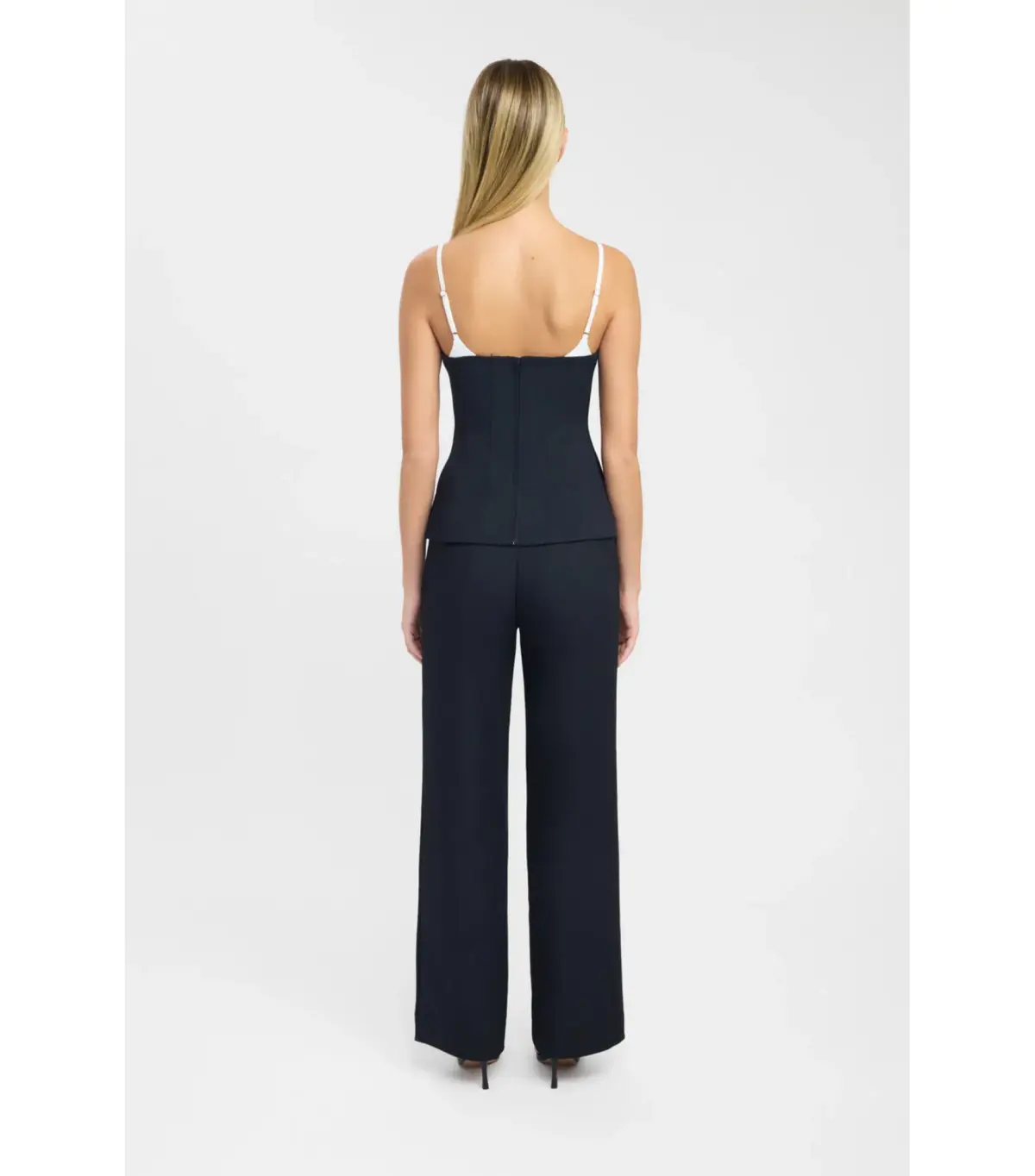 Kookai Ariel Contrast Top Black Size 38 / AU 10 - Image 3