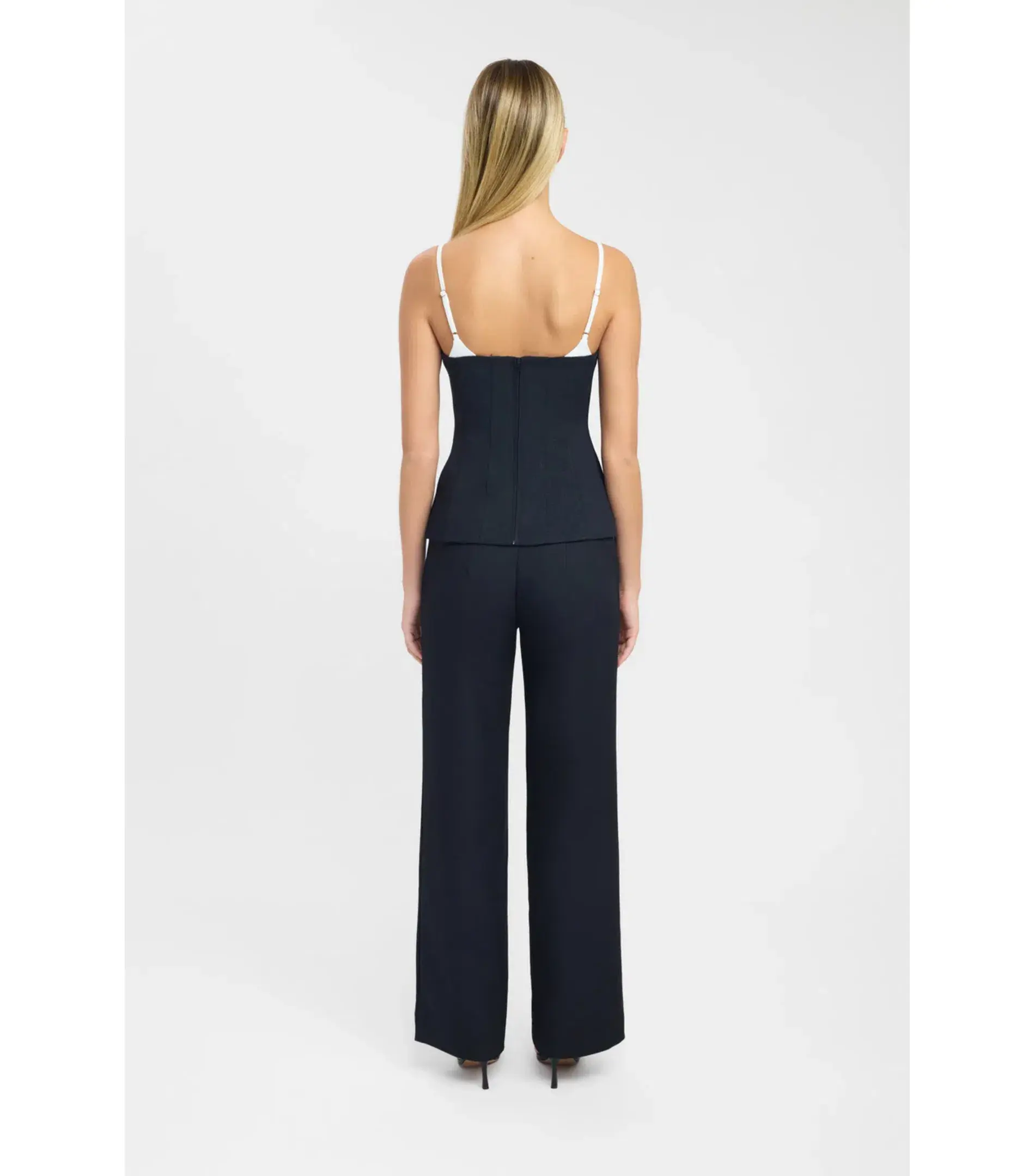 Kookai Ariel Contrast Top Black Size 38 / AU 10 - Image 3