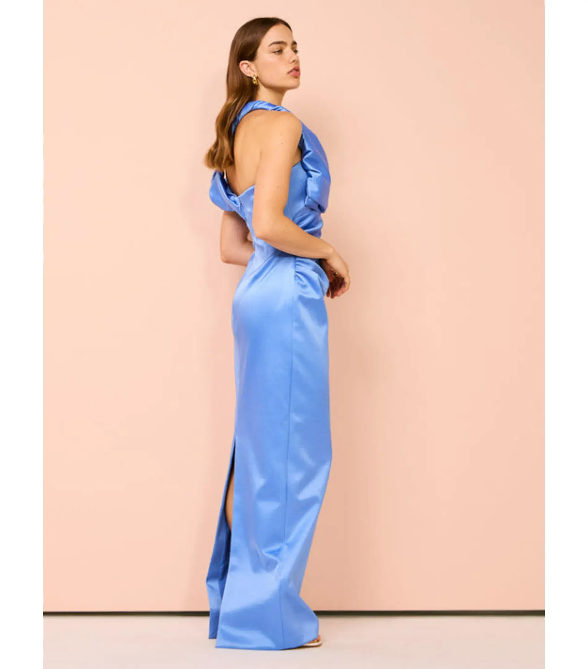 Rachel Gilbert Larna Gown Cornflower Blue Size 3 / AU 12  - Image 3