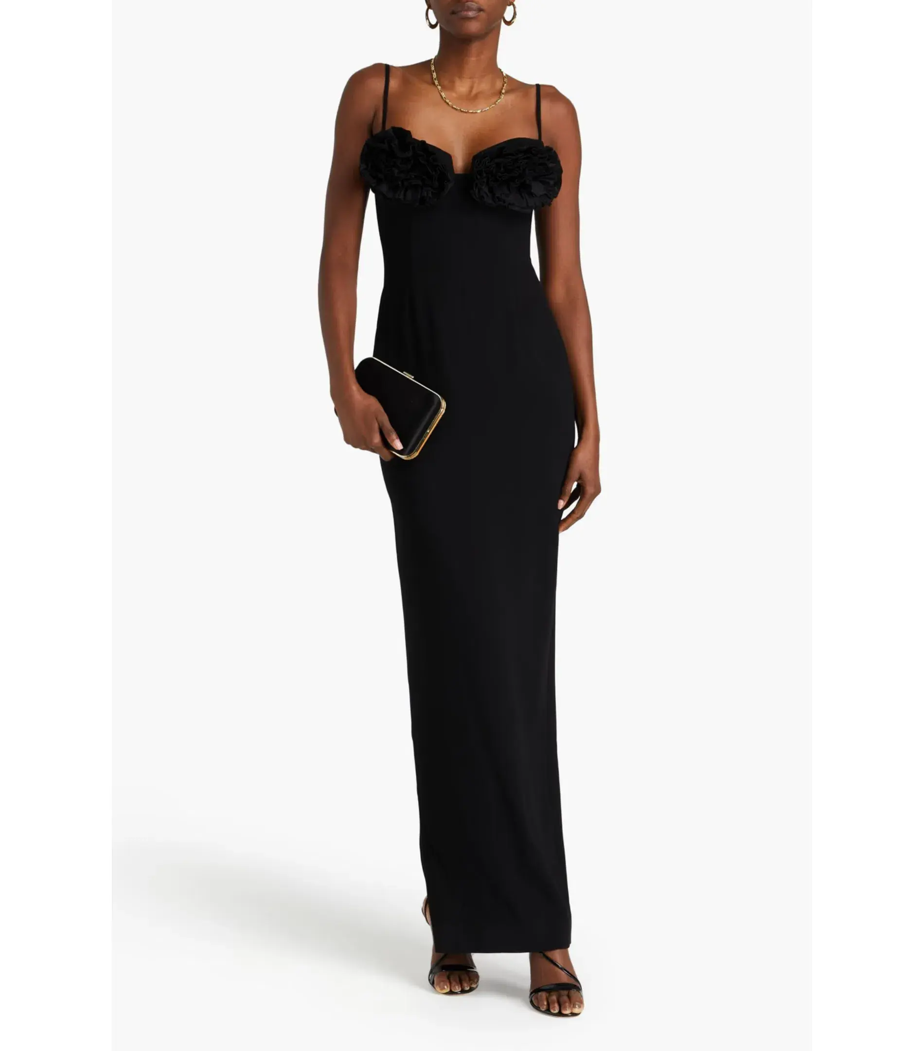 Rachel Gilbert Margot Gown Black Size 2 / AU 10 - Image 1
