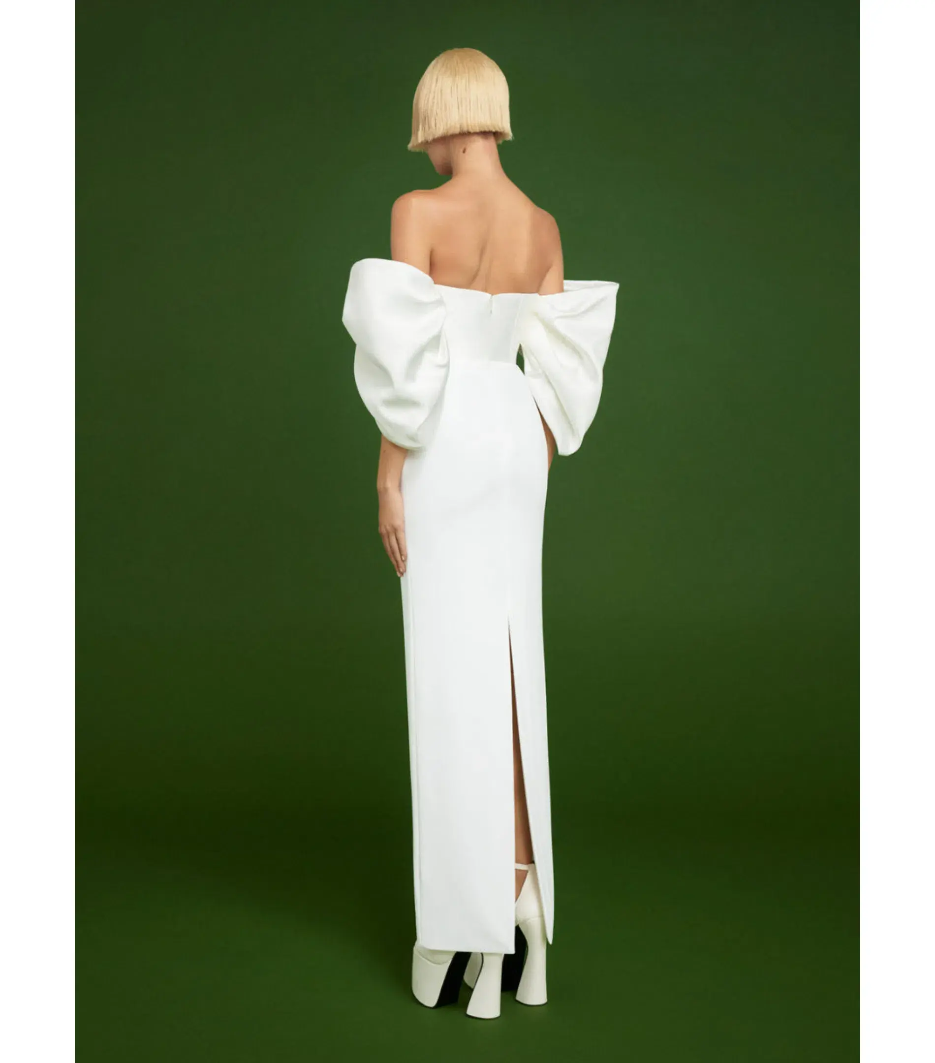 Solace London Arla Gown in Ivory Size AU 12 - Image 4