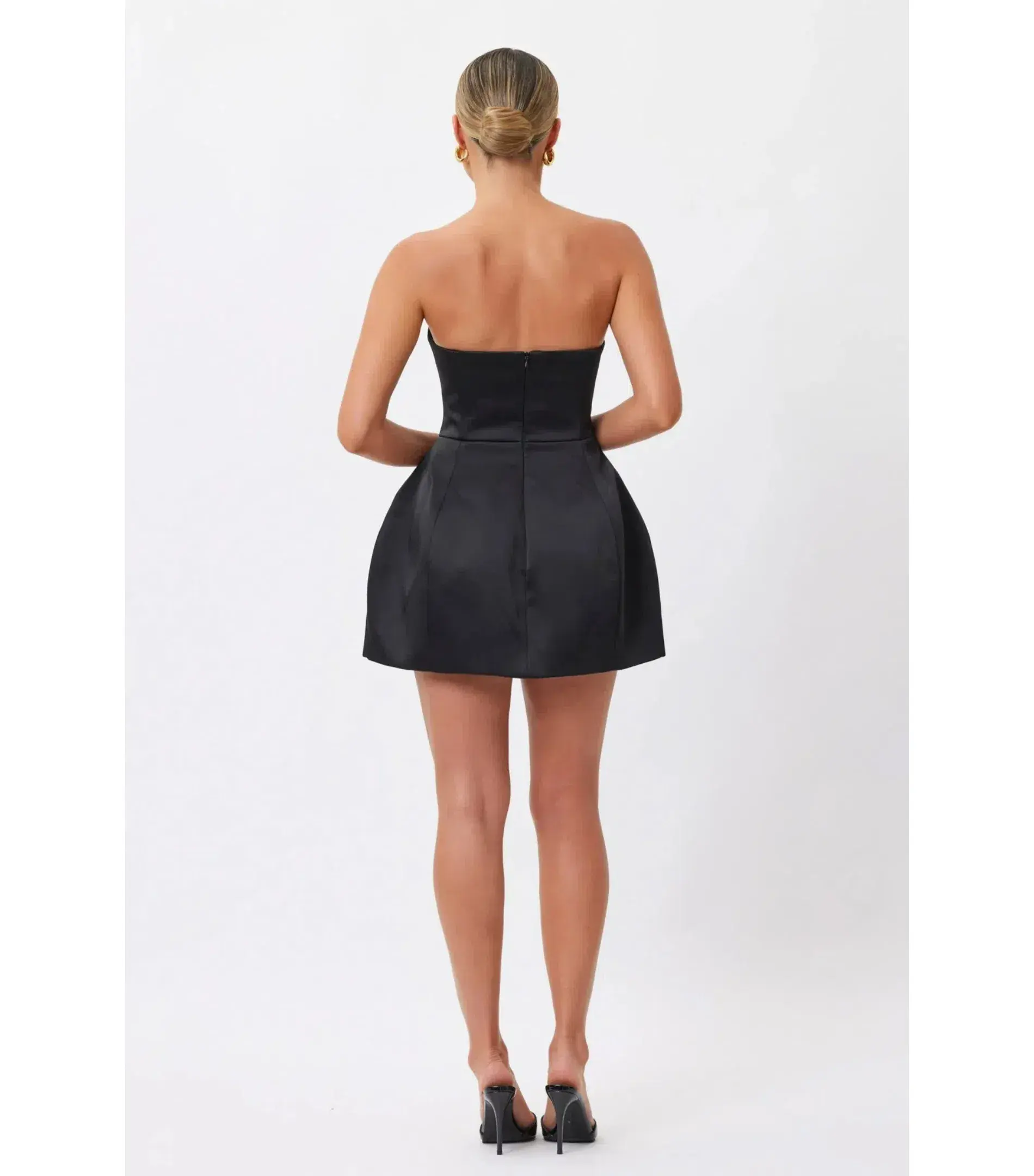 Bianca & Bridgett Elysse Mini Dress in Black Size M / AU 10 - Image 3