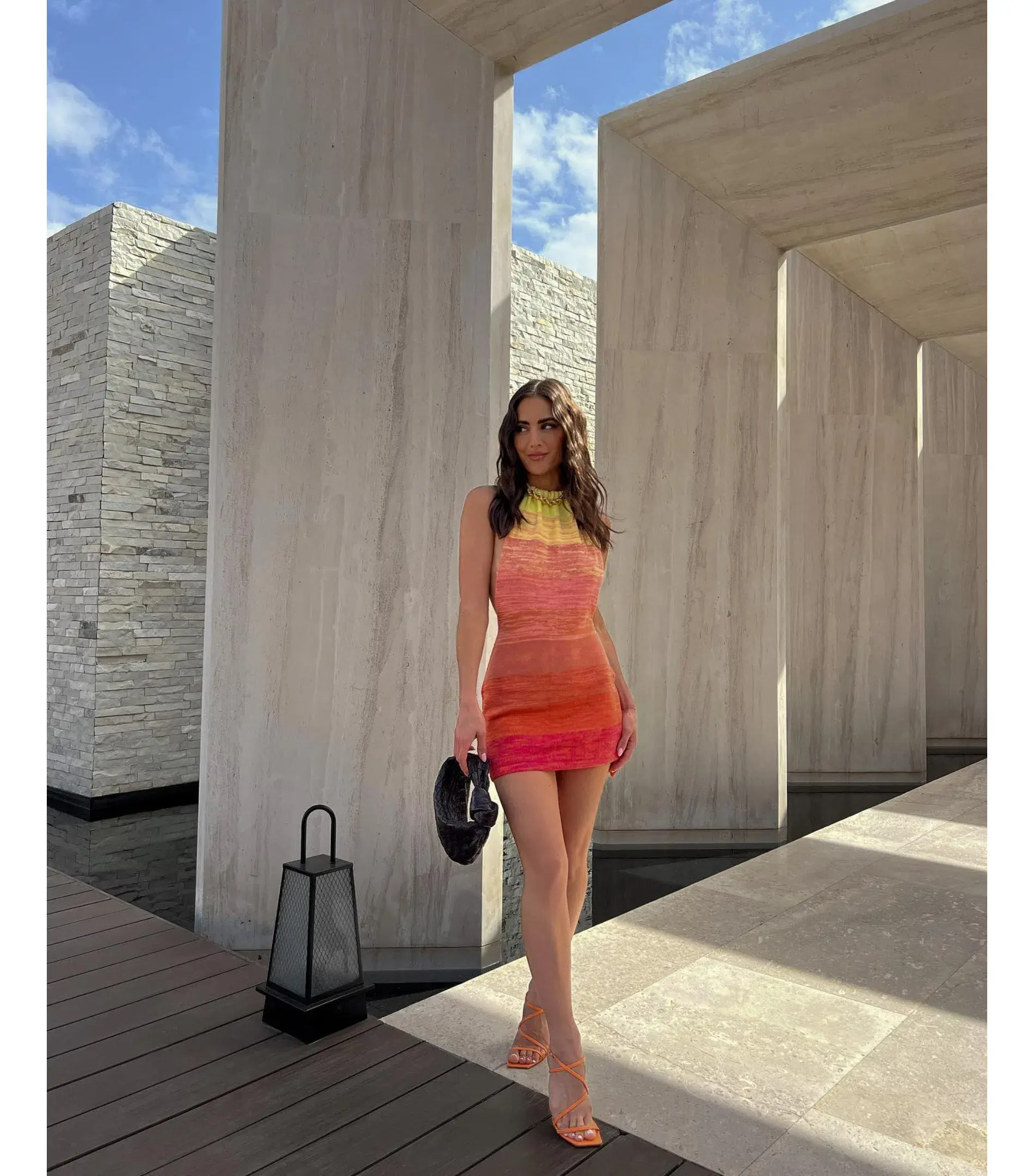Bamba Swim Bounty Dress in Sunset Size S / AU 8 - Image 1