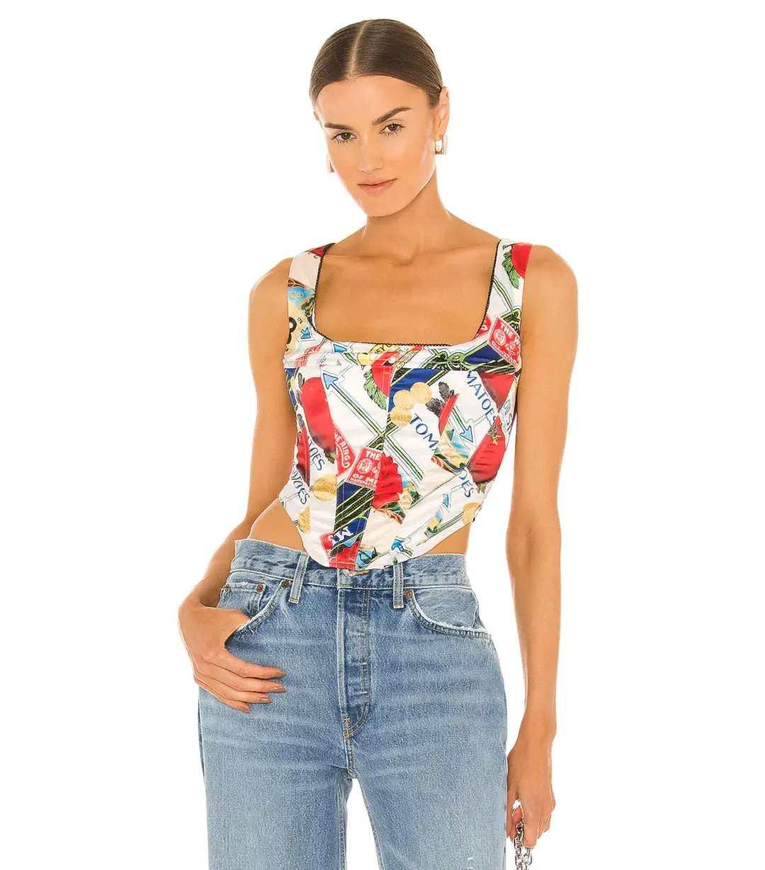 Miaou Campbell Corset in Figaro Size S / AU 8 for rent on The Volte - main image