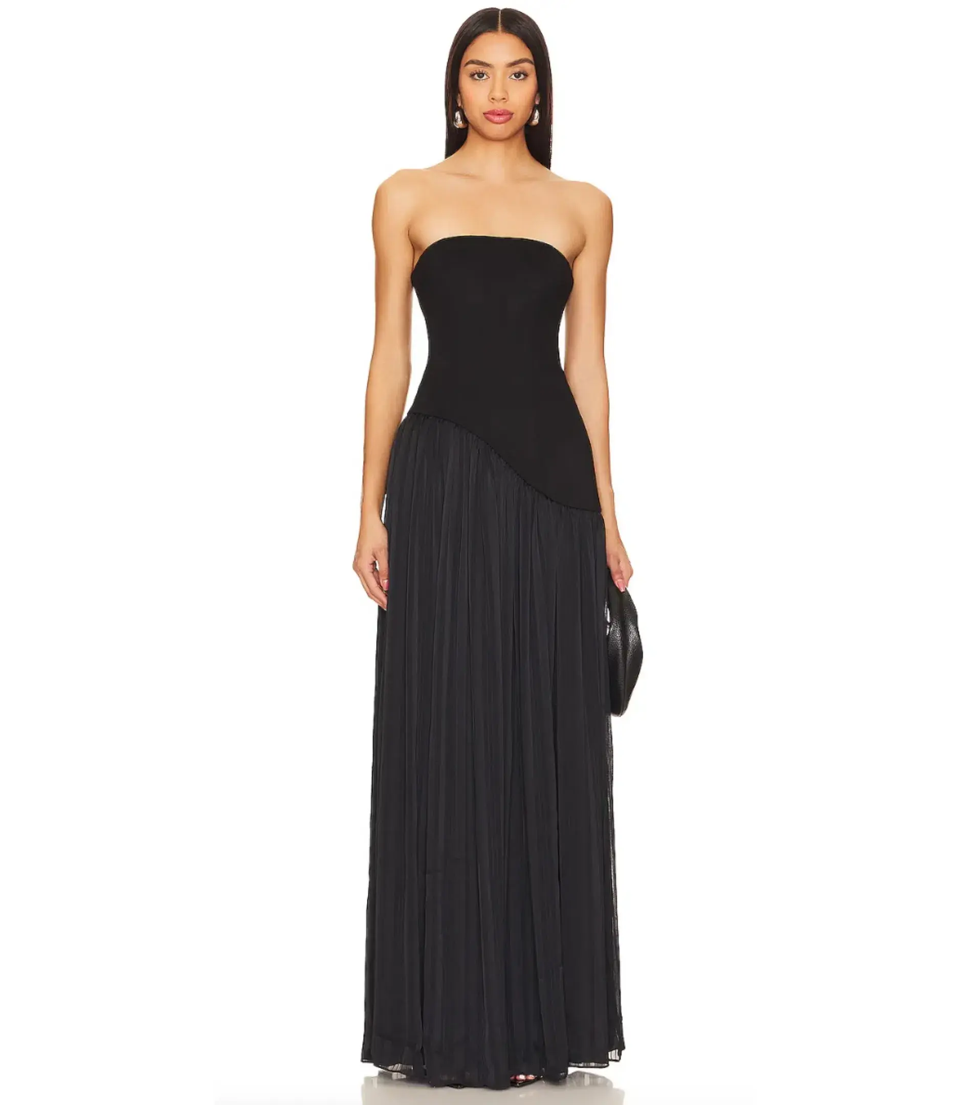 Lovers + Friends Alice Strapless Gown Black Size S / AU 8 - Image 1