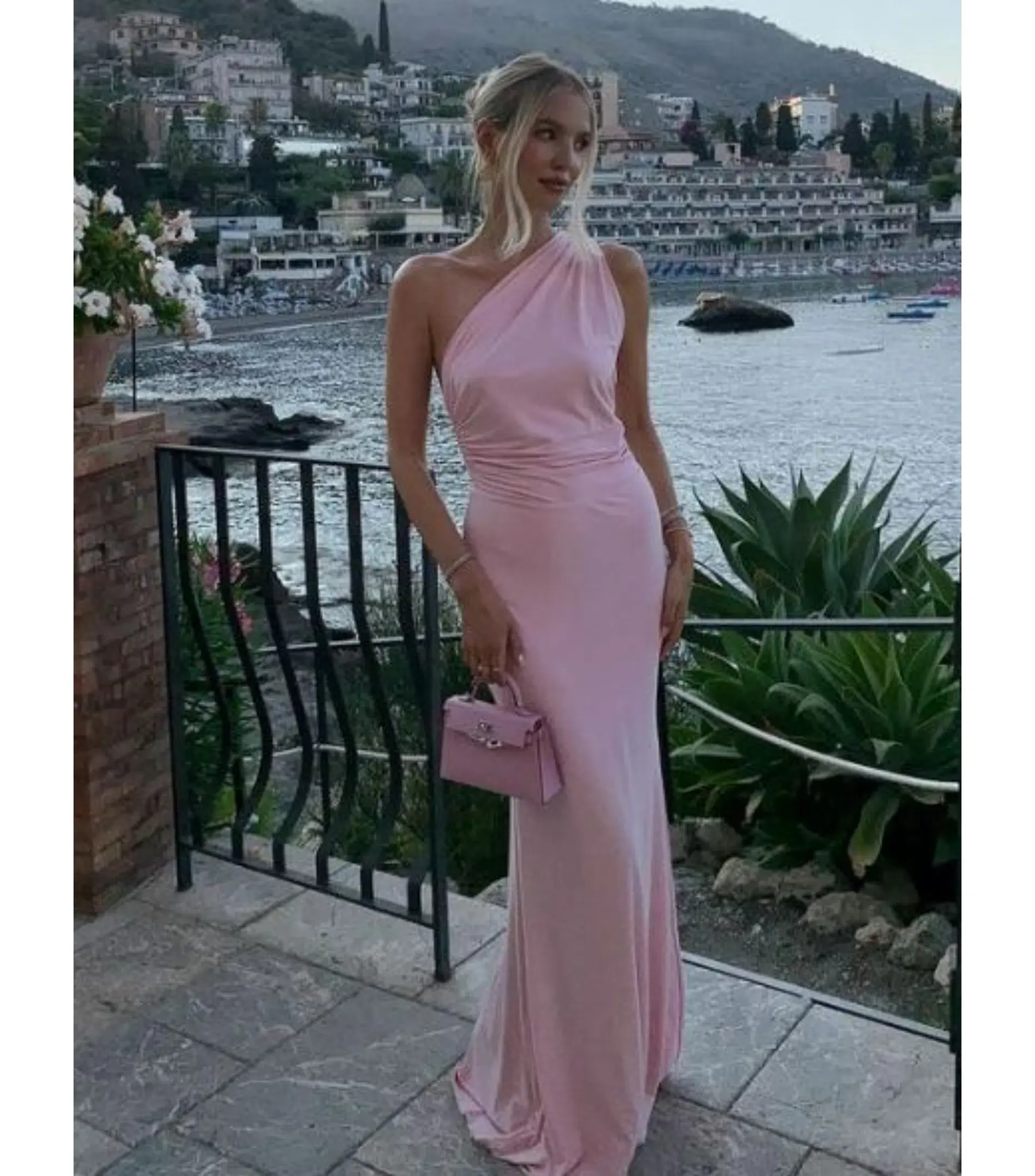 Natalie Rolt Fabienne Gown Blossom Pink Size 1 / AU 8-10 - Image 3